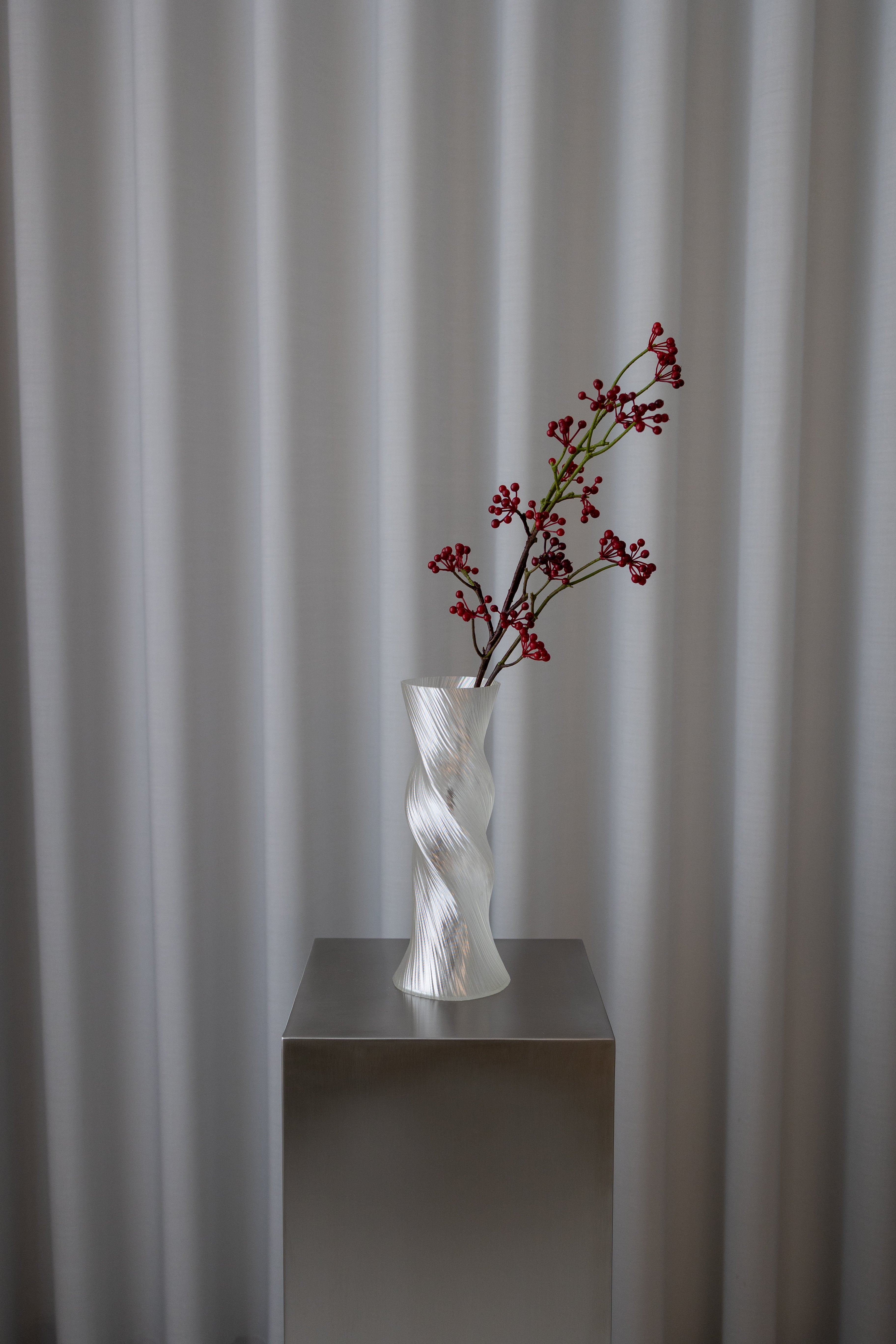 Artificial Berry Branch - Red