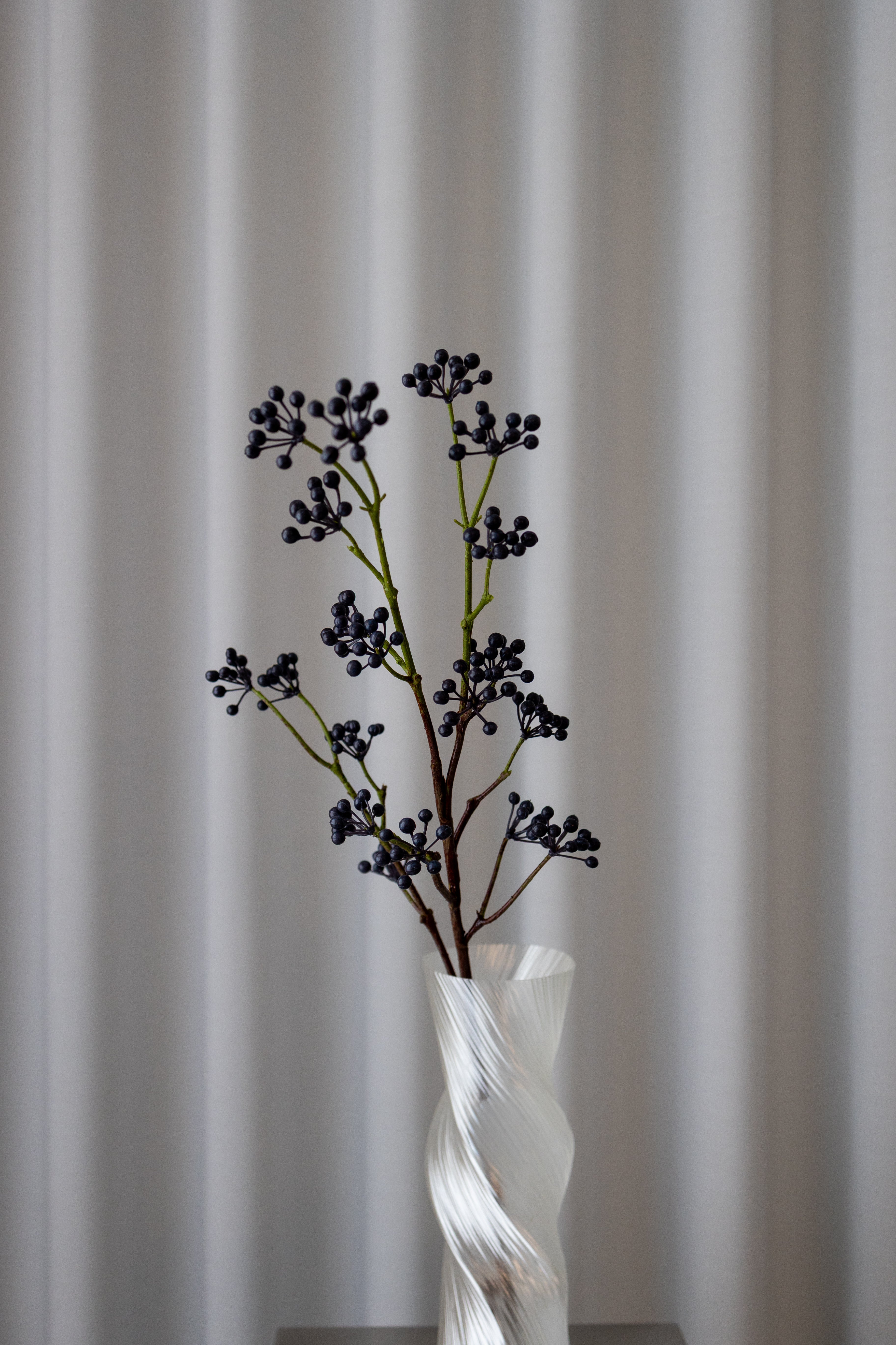 Artificial Berry Branch - Blue