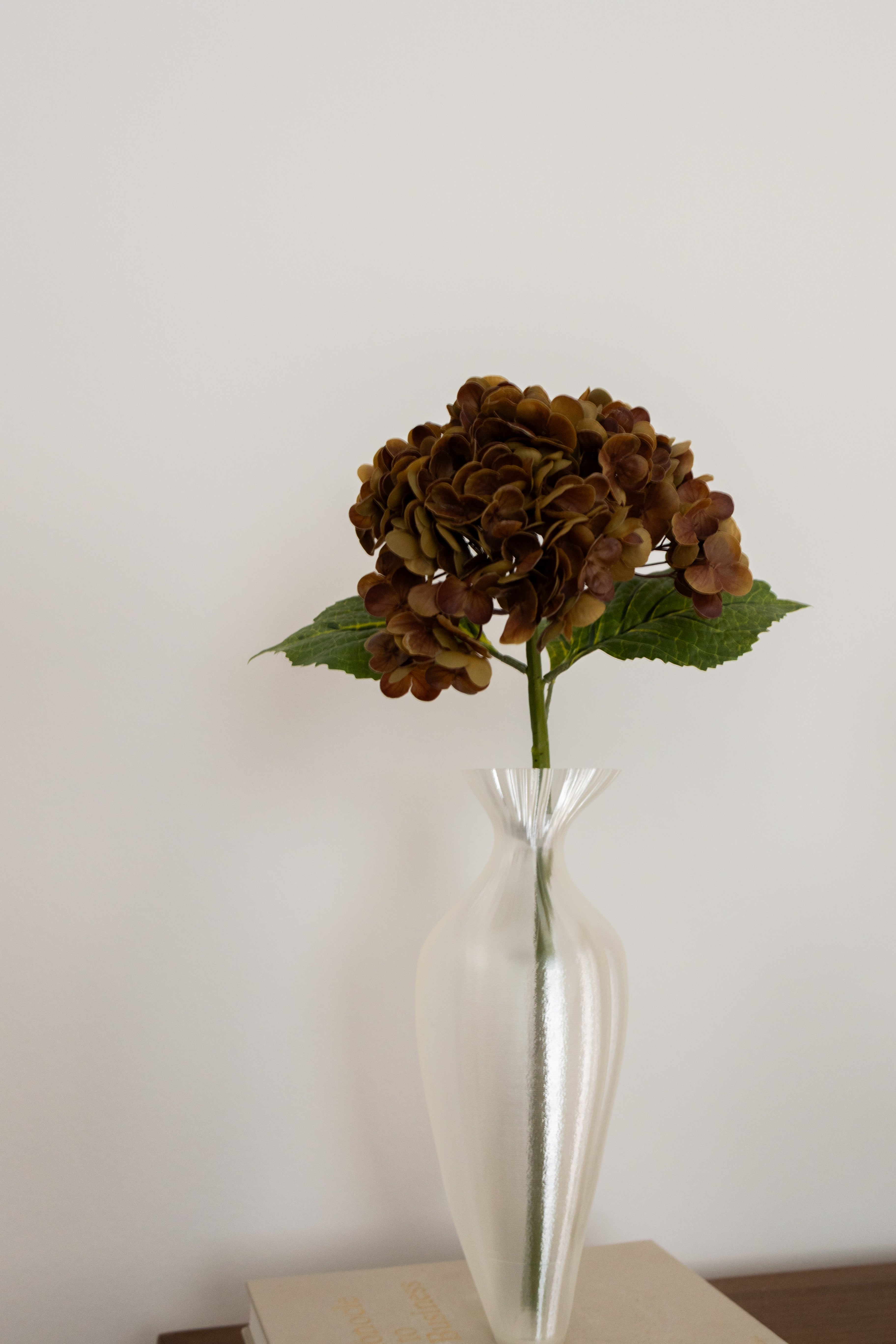 Artificial Hydrangea - Dusty Brown