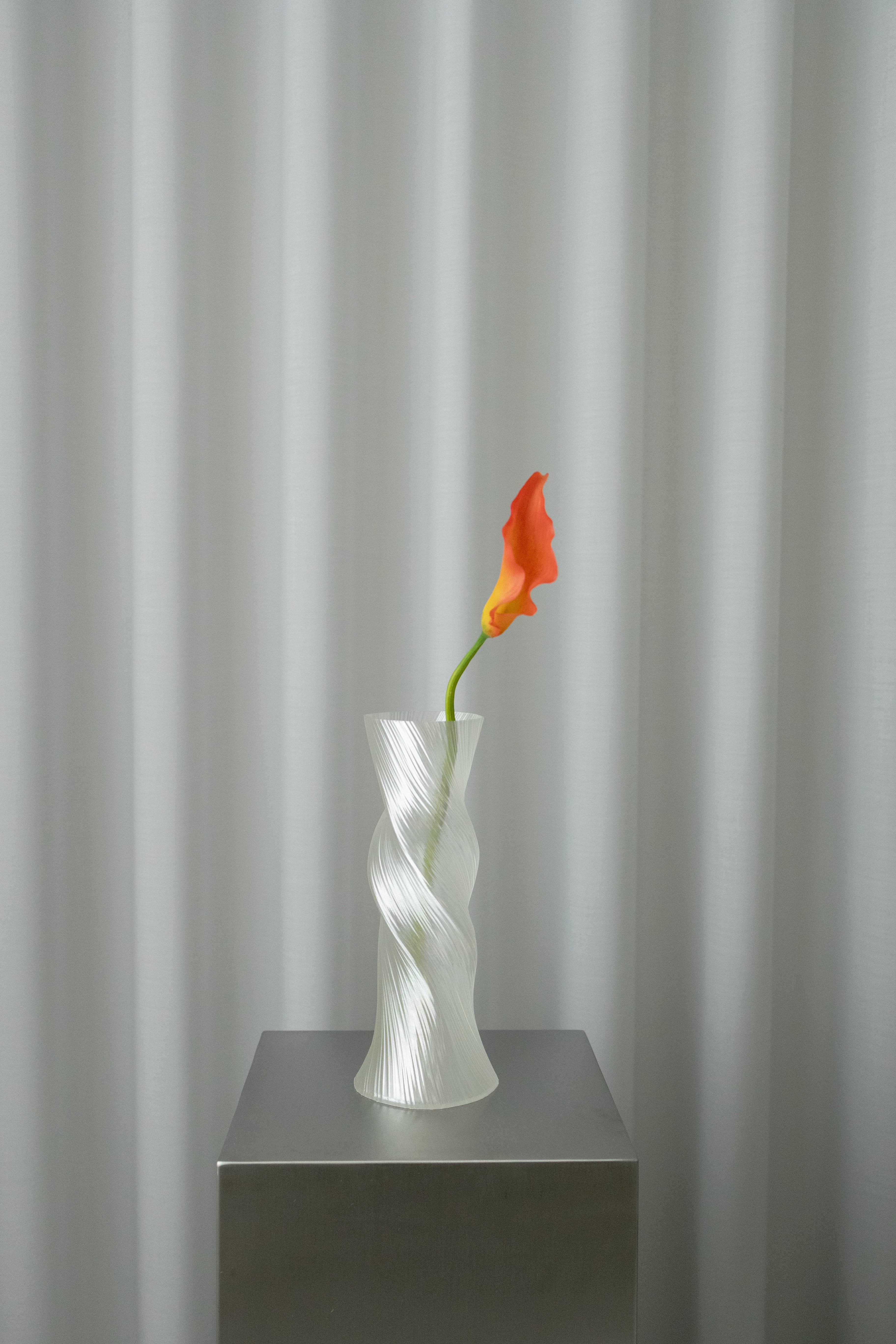 KUNSTIG NATURTRO CALLA LILJE - ORANGE