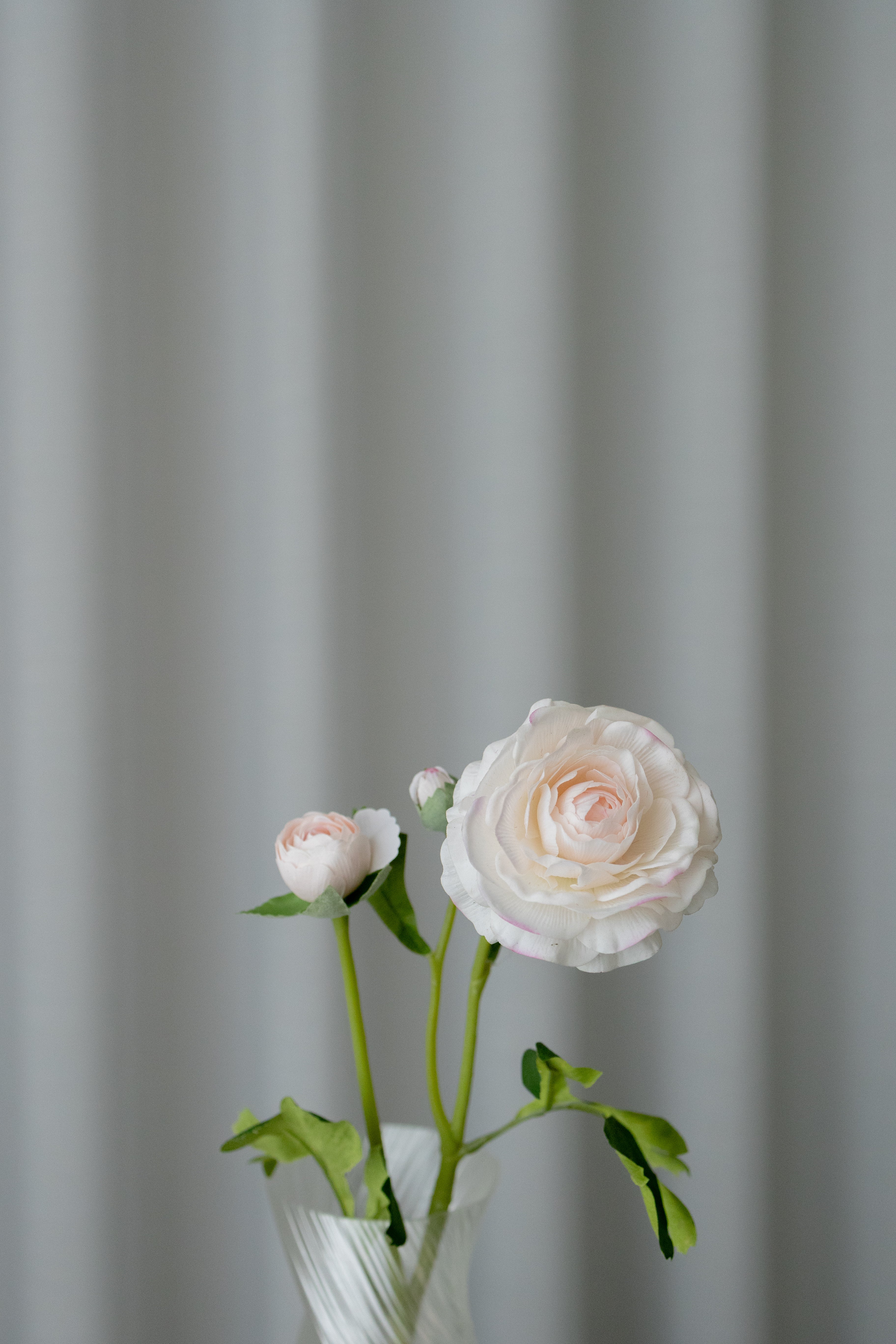 KUNSTIG RANUNKEL - SOFT ROSE