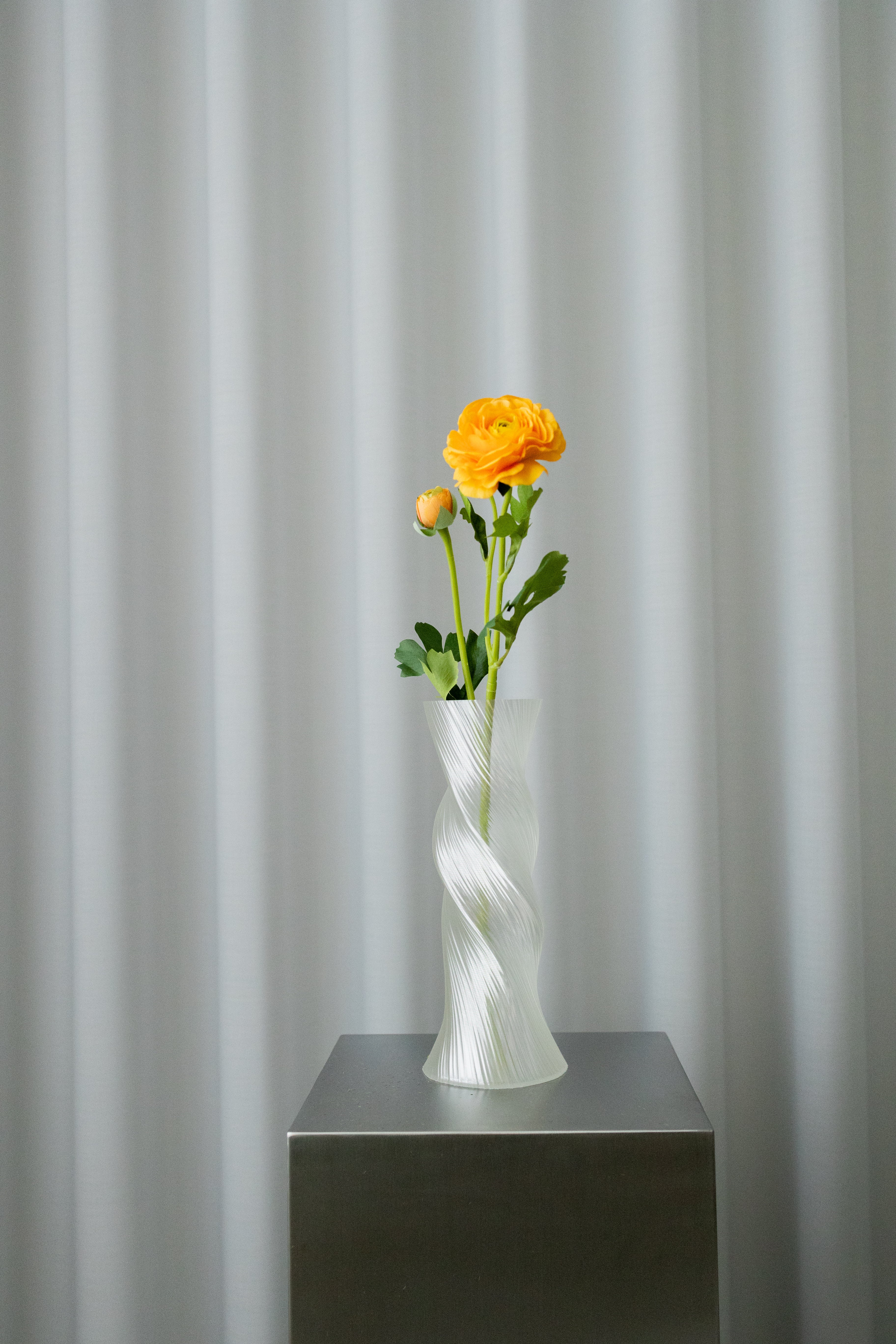 KUNSTIG RANUNKEL - ORANGE