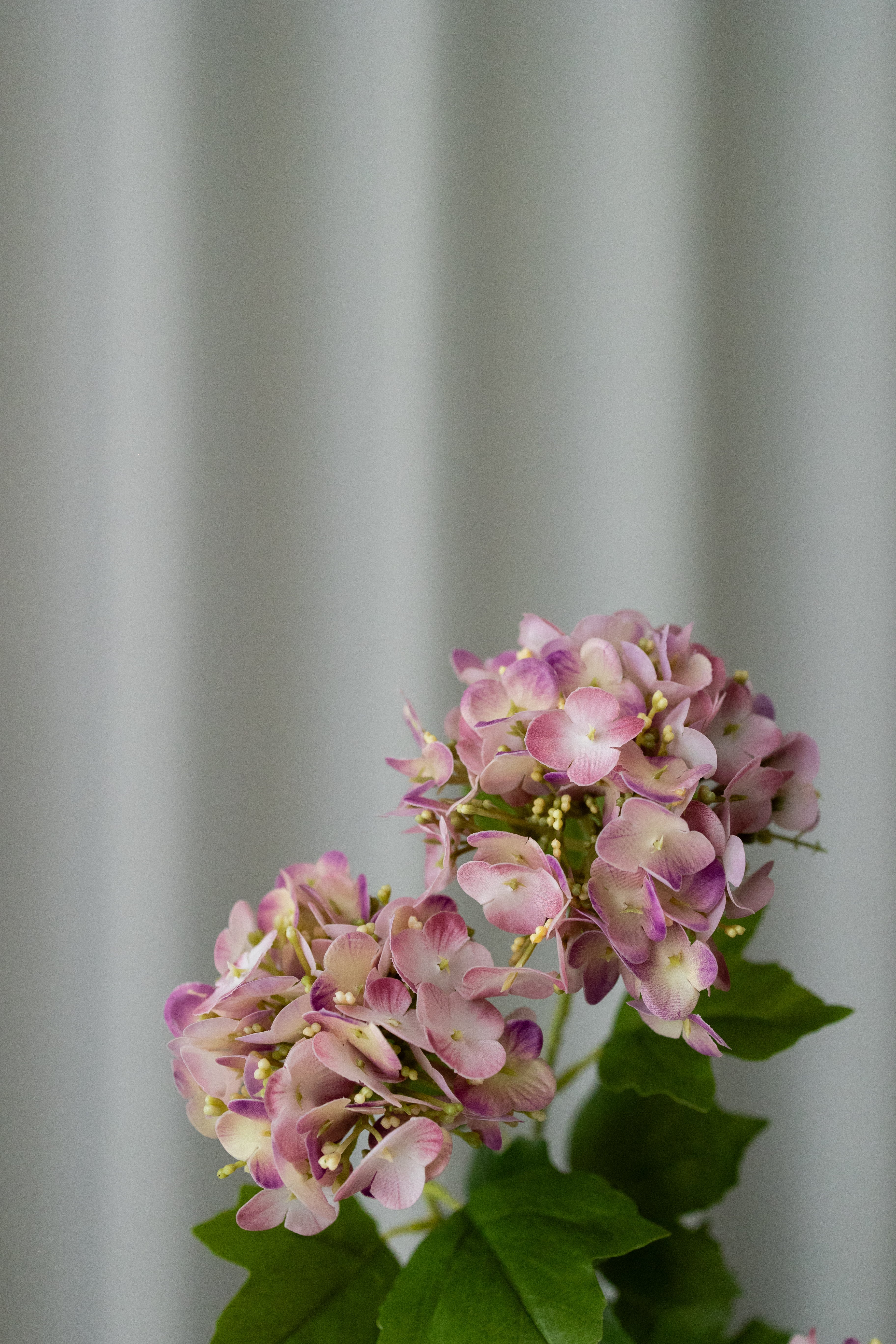 Artificial Snowball Hydrangea - Light Pink