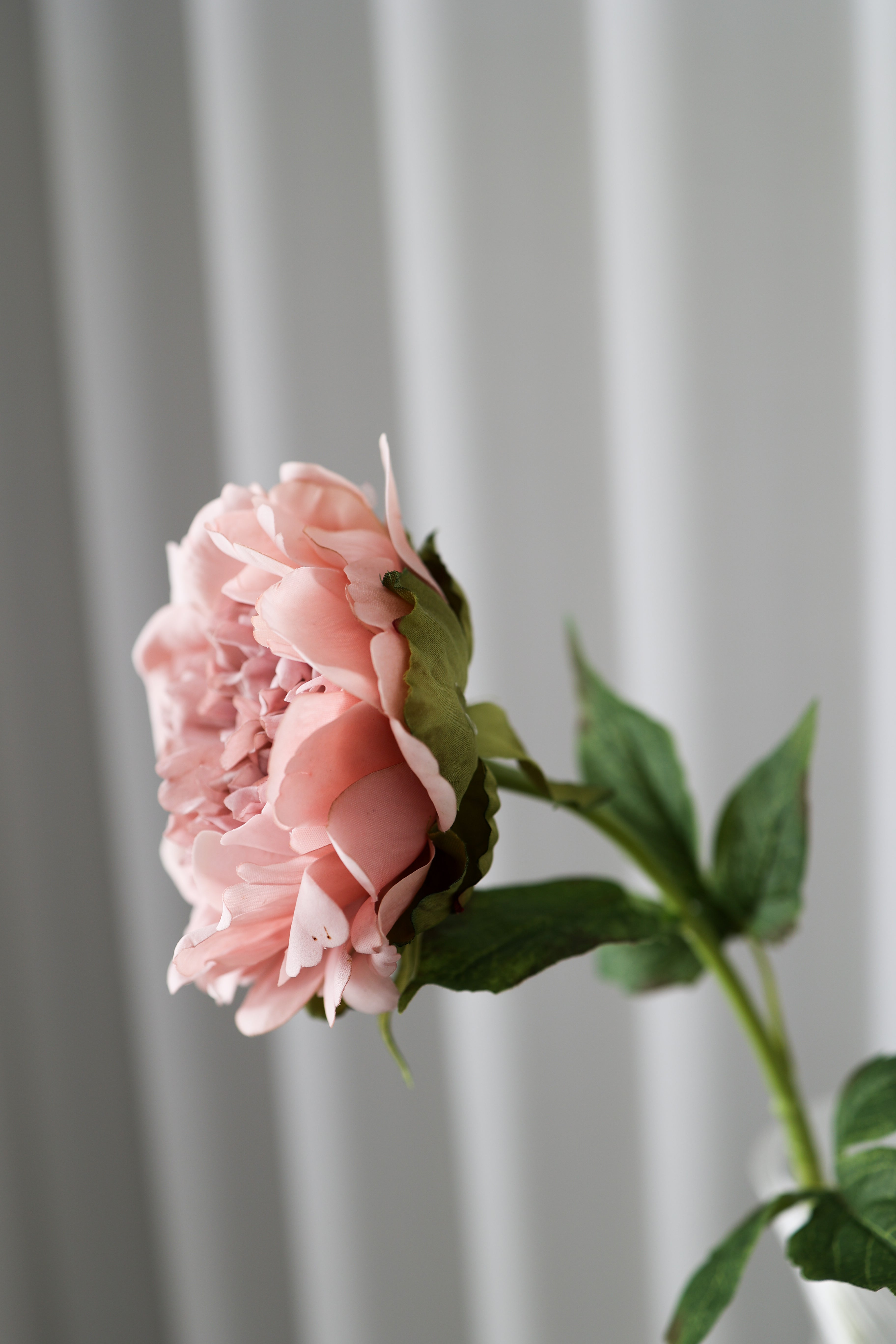 Kunstig Pæon - Beige