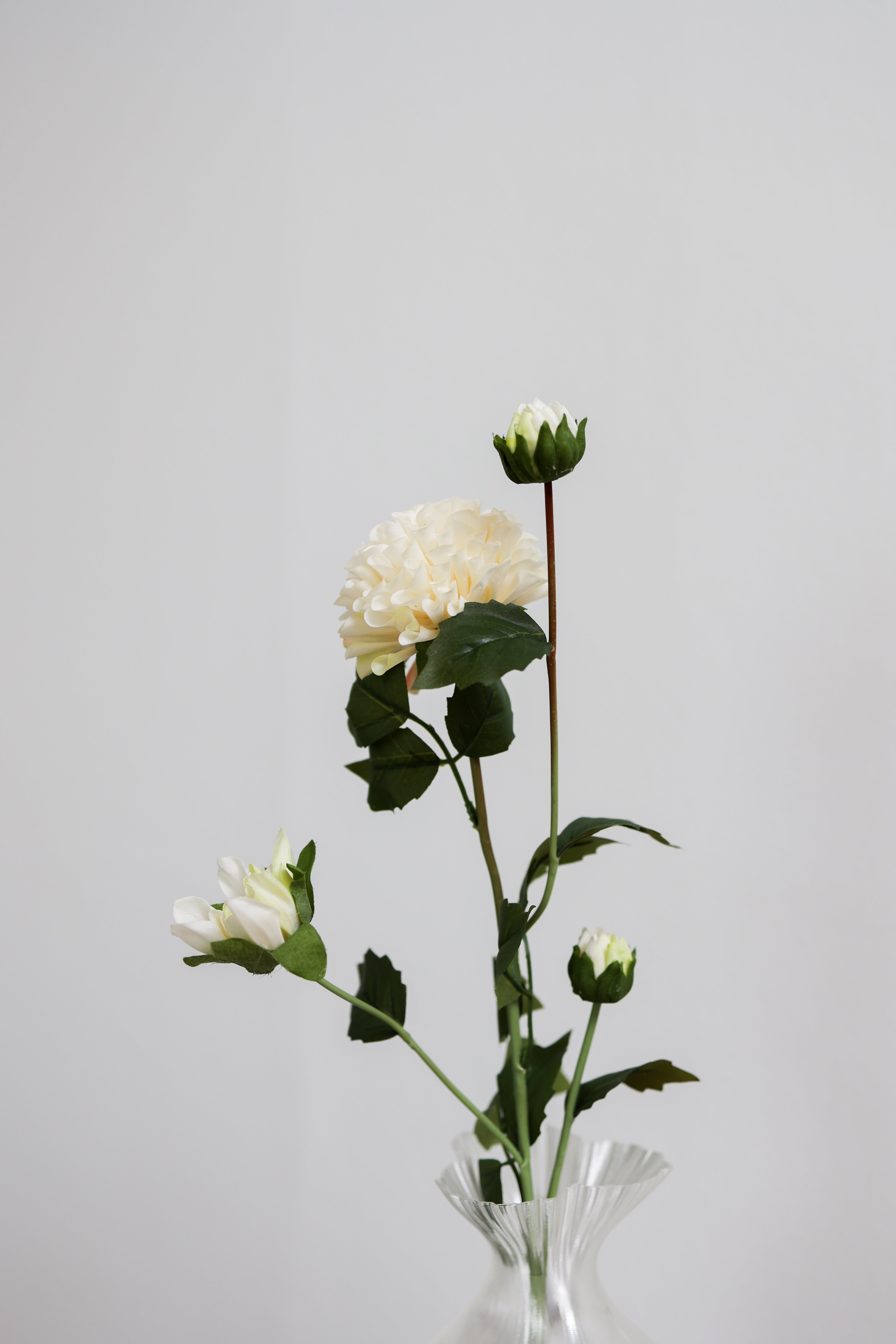 Kunstig Dahlia - Hvid