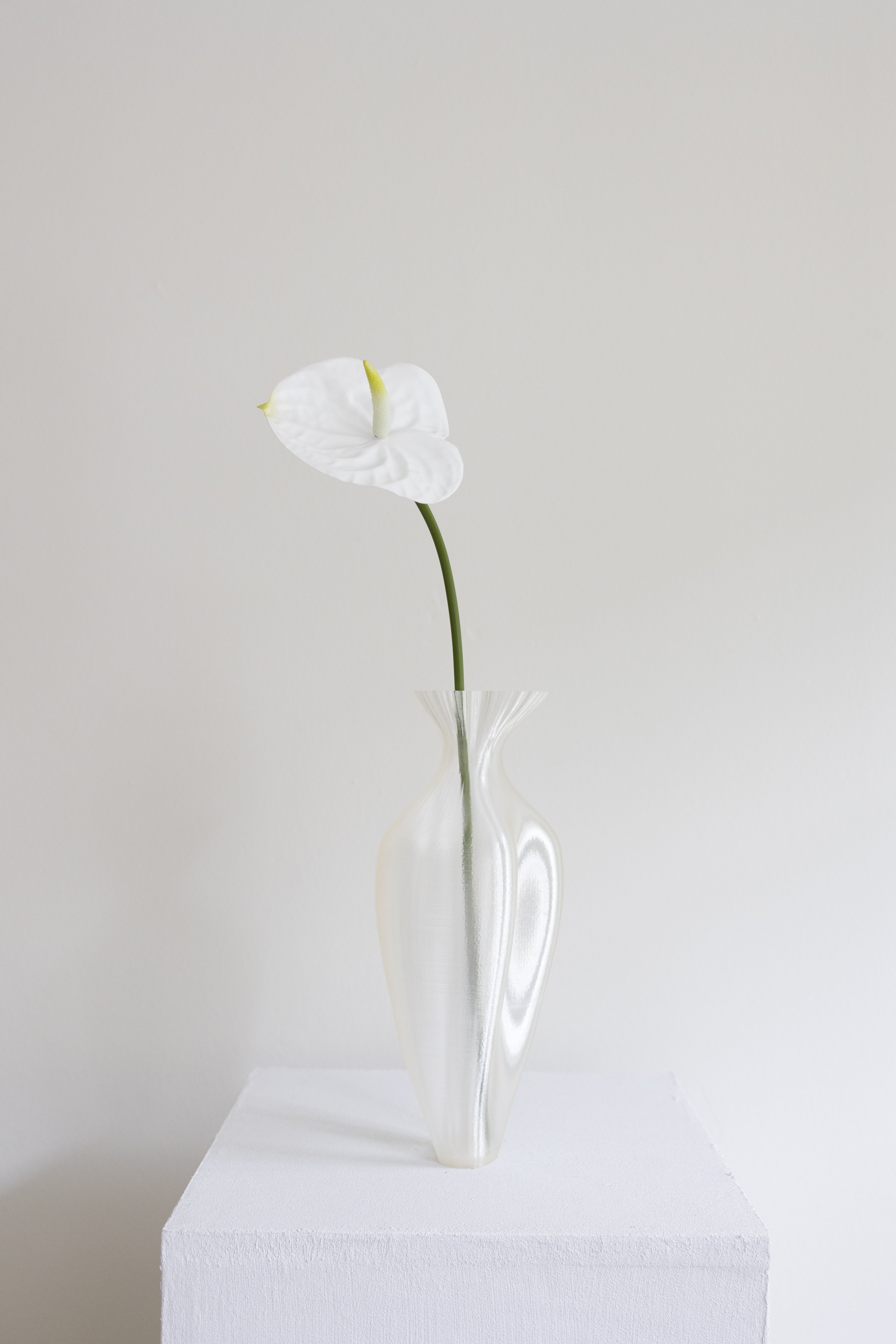 Artificial Anthurium - White