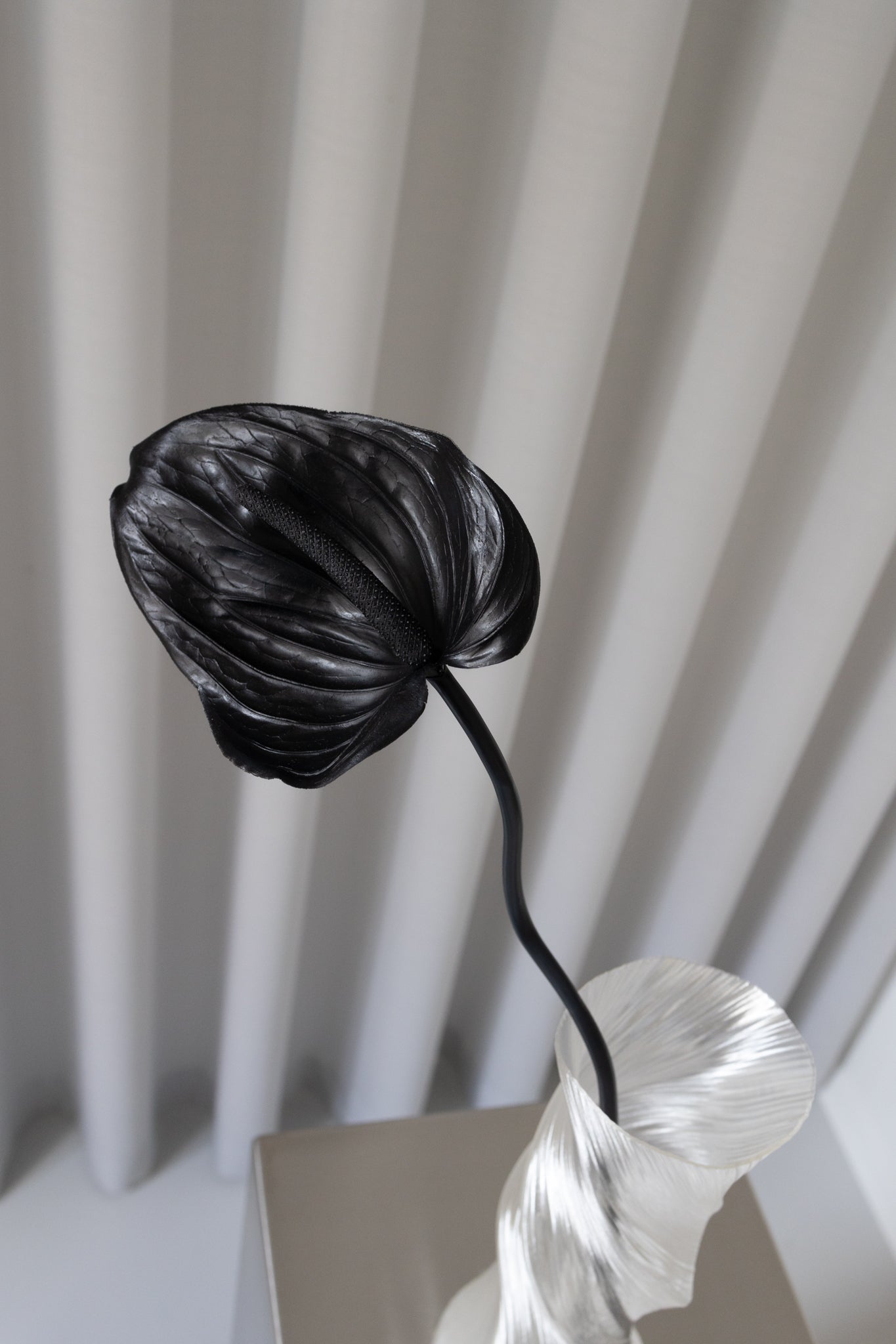 Artificial Anthurium Black