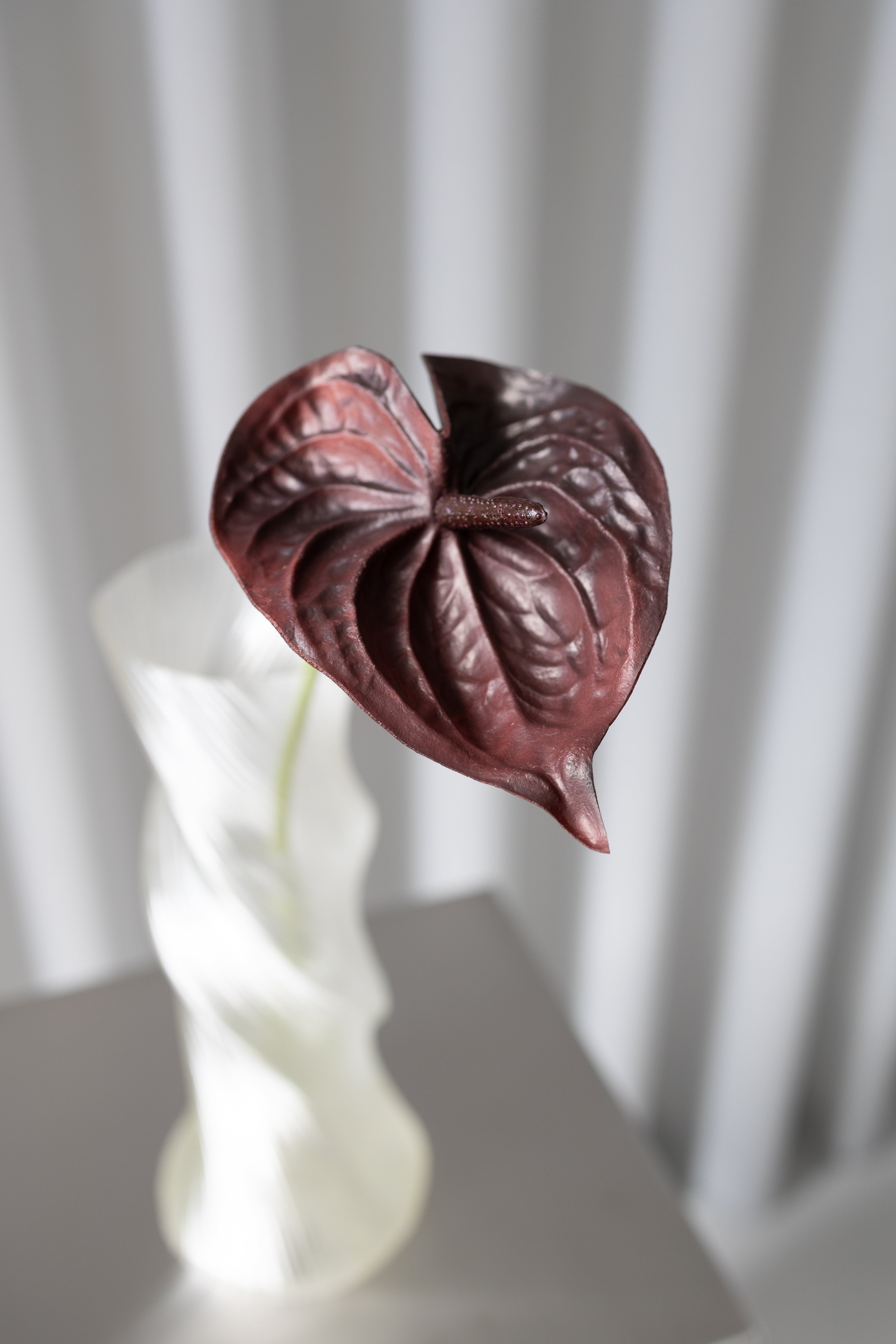 Artificial Anthurium - Bordeaux