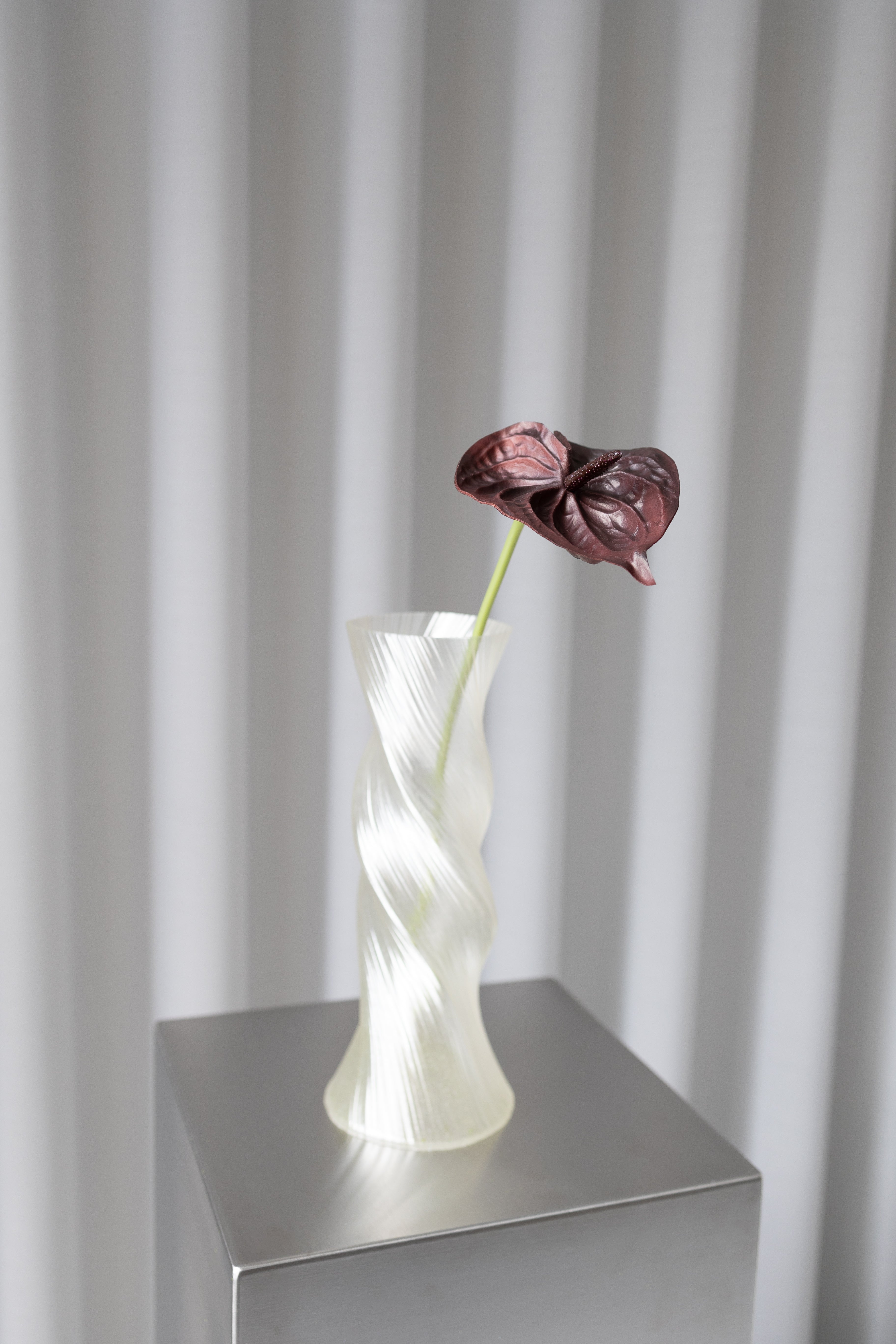 Artificial Anthurium - Bordeaux