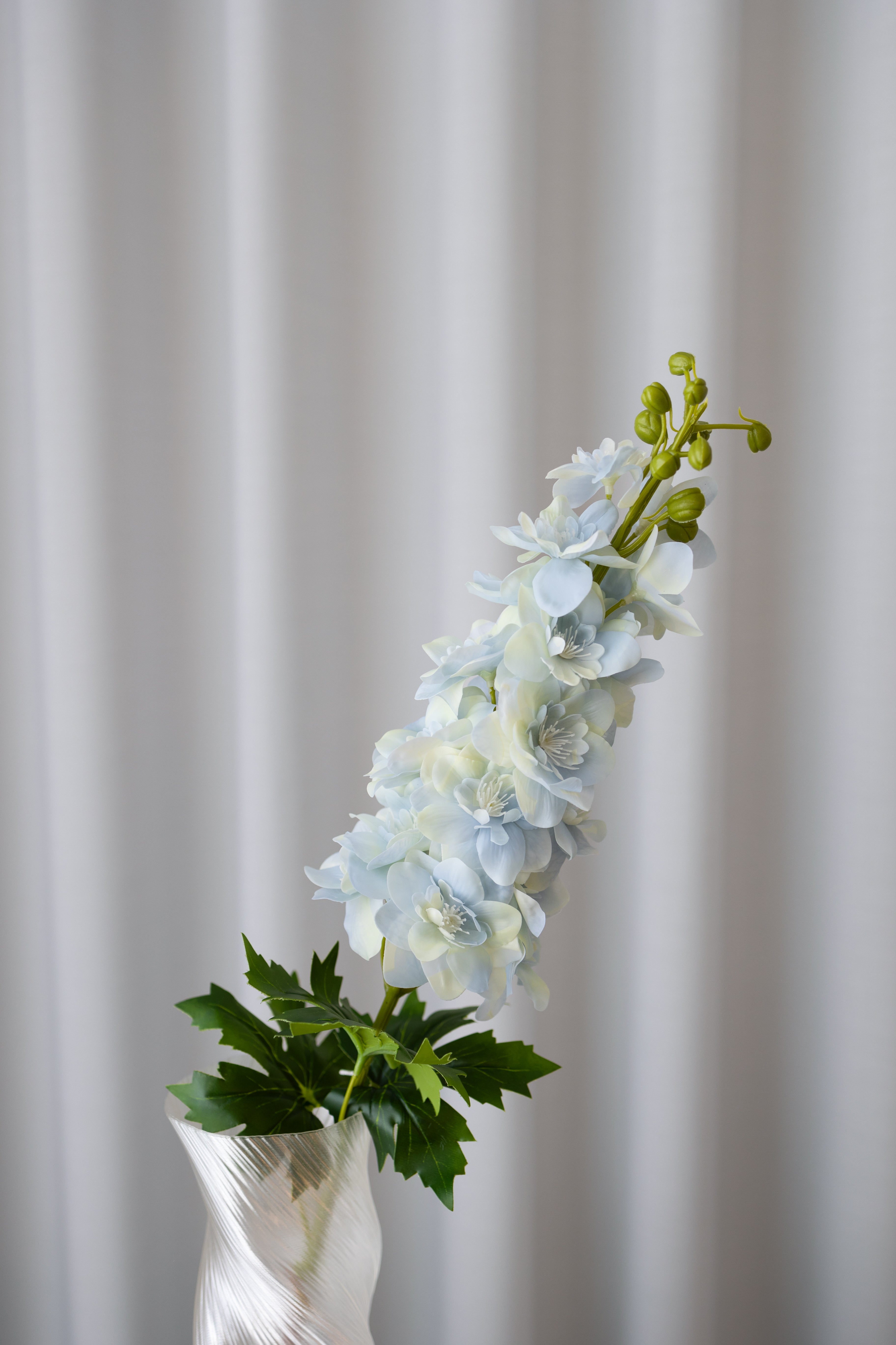 Kunstig Delphinium - Lyseblå