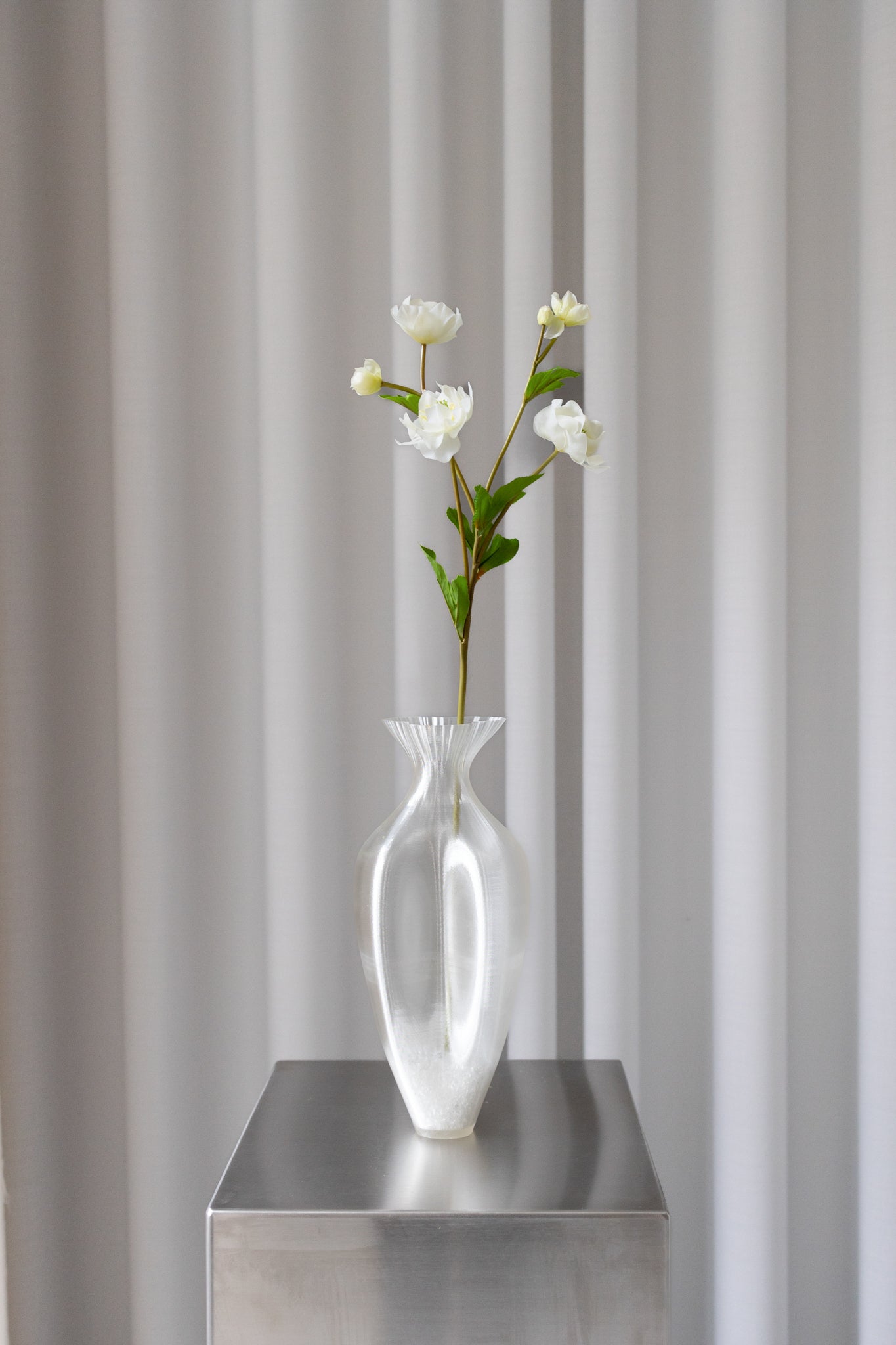 Artificial Hellebore Flower White