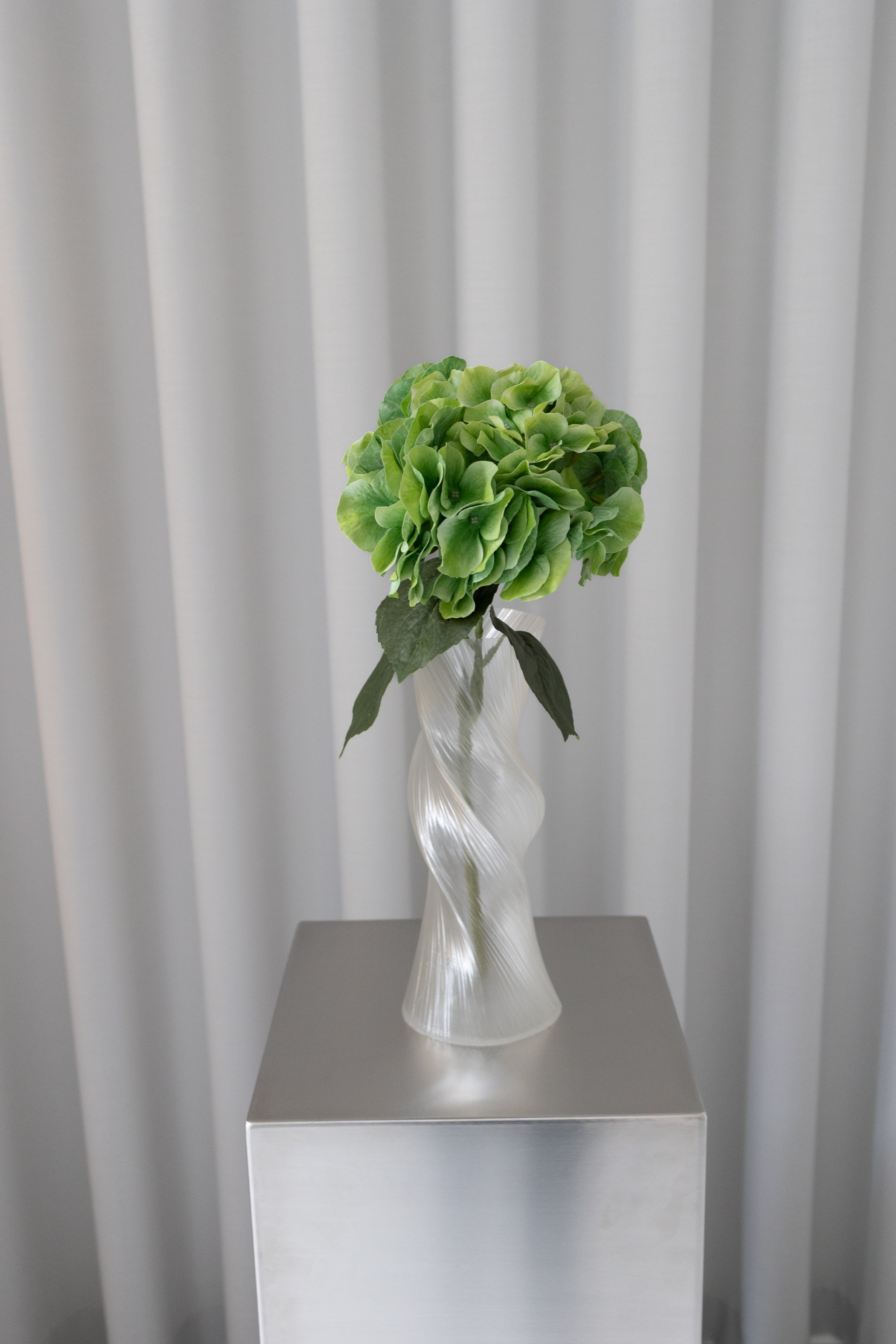 Kunstig Naturtro Hortensia - Grøn