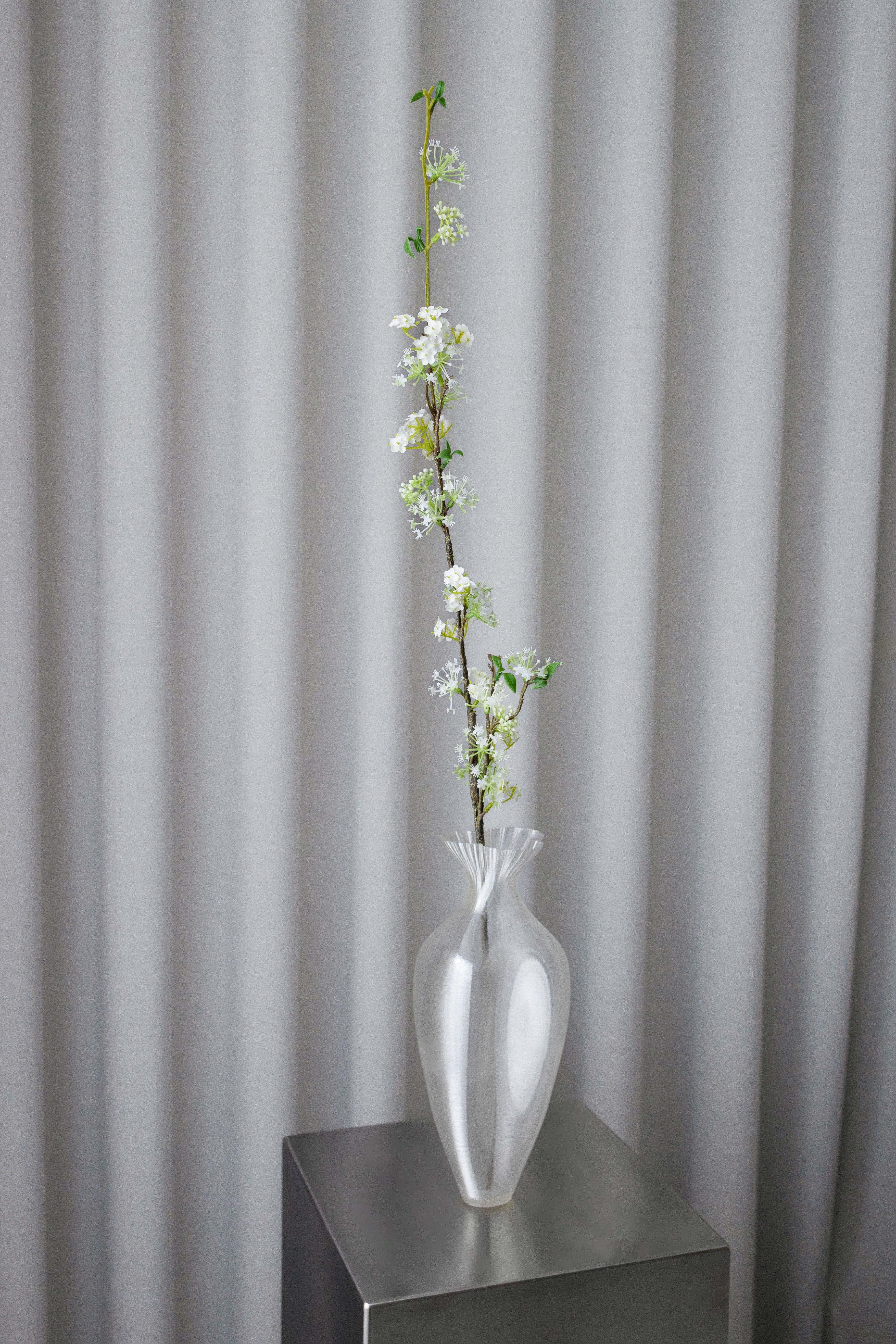 Artificial Snow Willow Branch - White