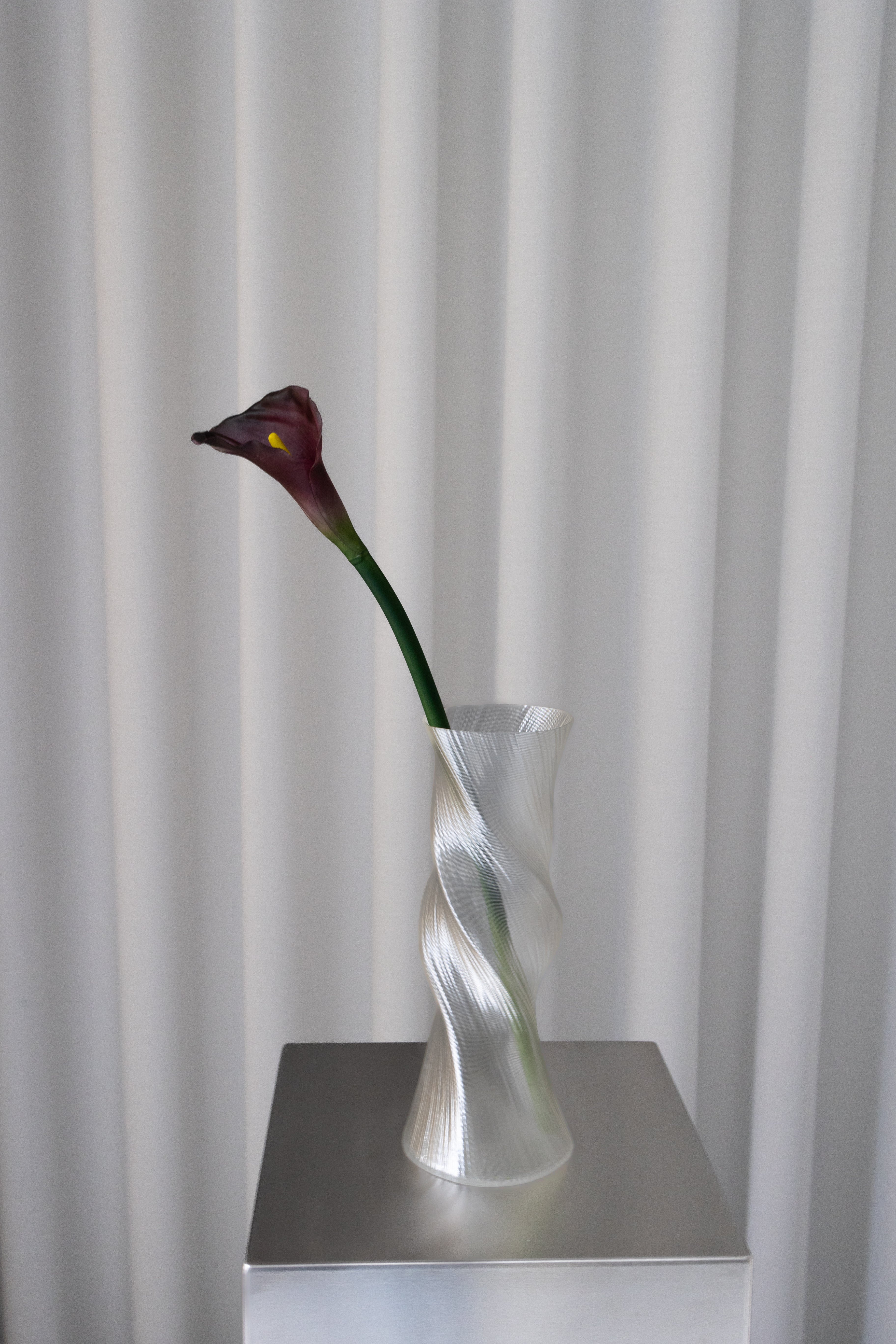 Kunstig Calla Lilje Bordeuax