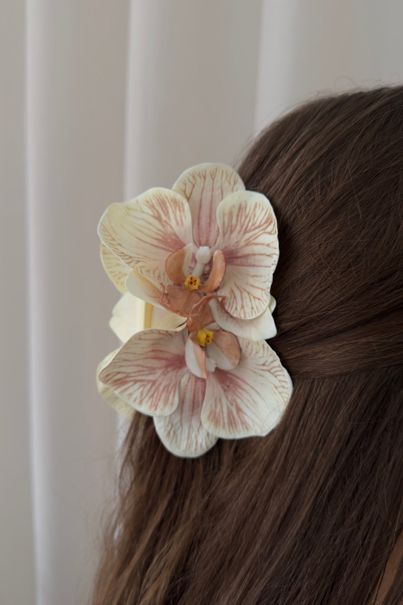 Hairclip - Orchid - Beige