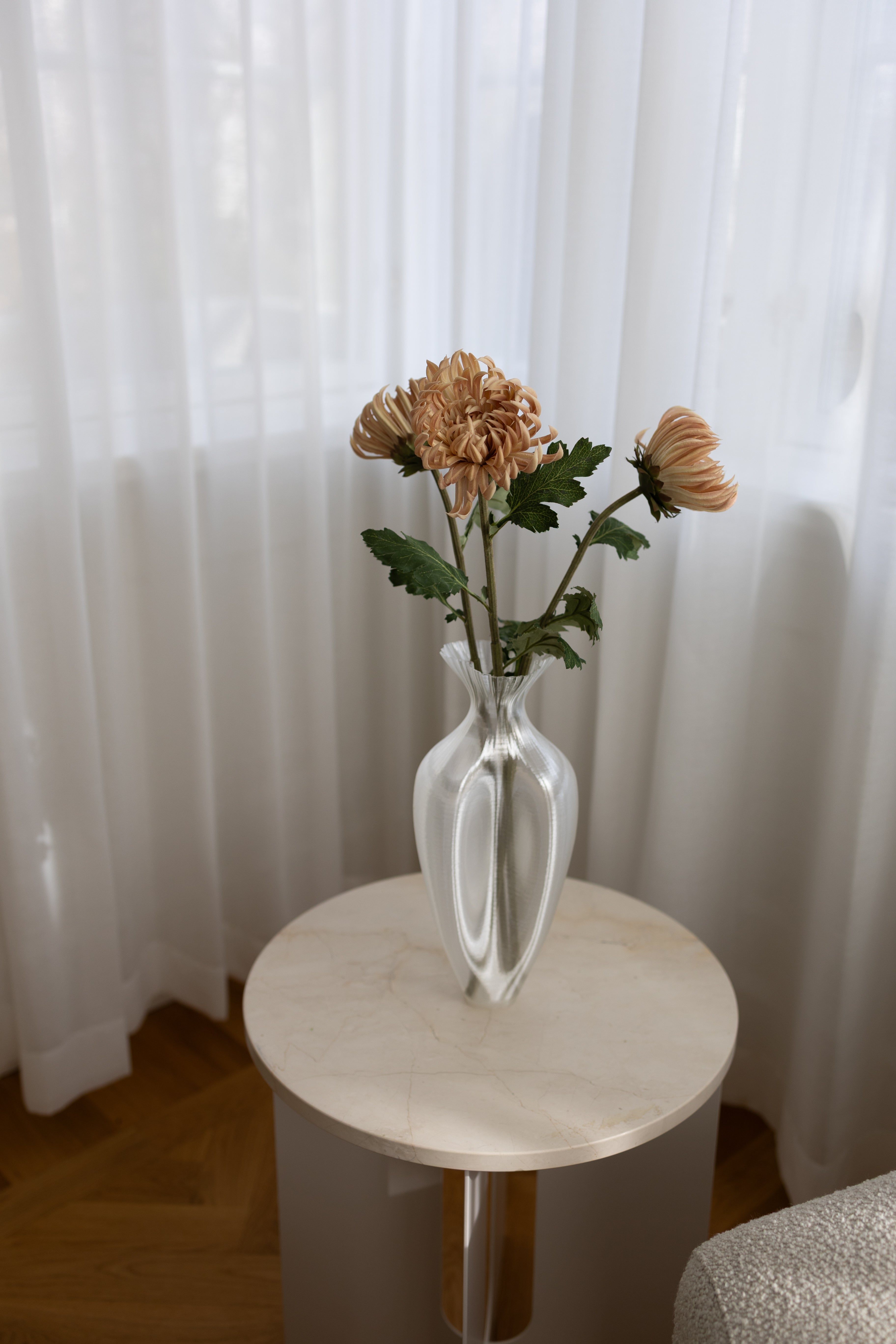 Artificial Cactus Dahlia Beige