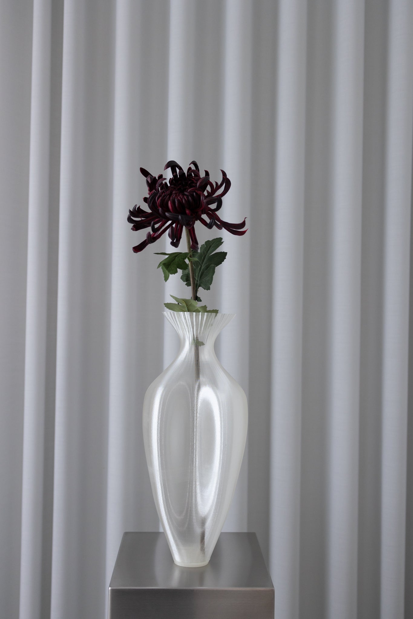 Artificial Chrysanthemum Bordeaux