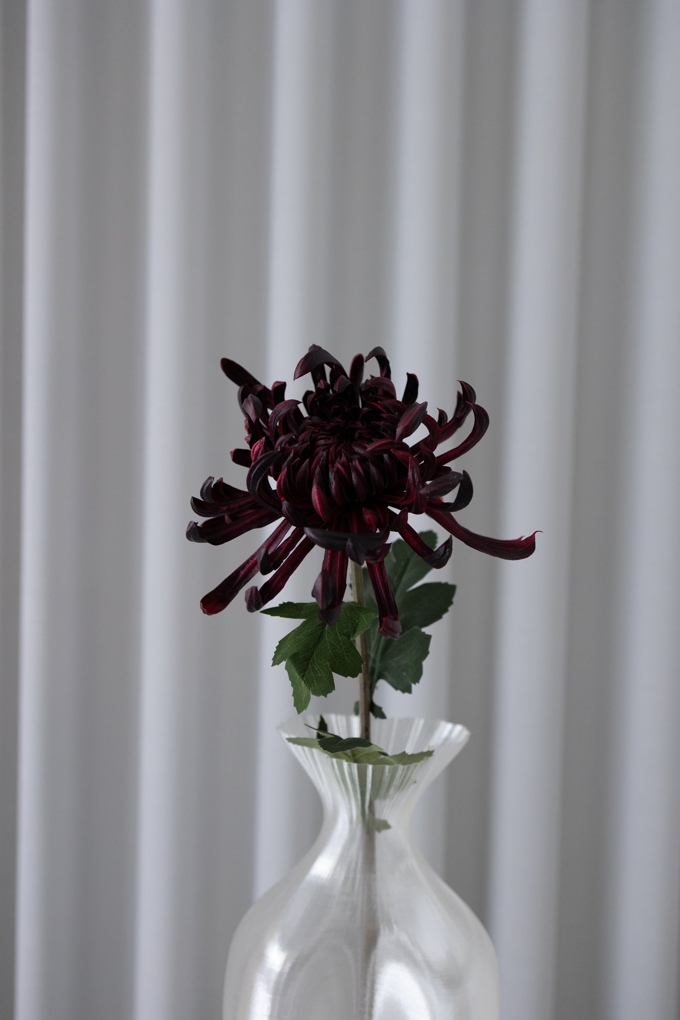 Artificial Chrysanthemum Bordeaux