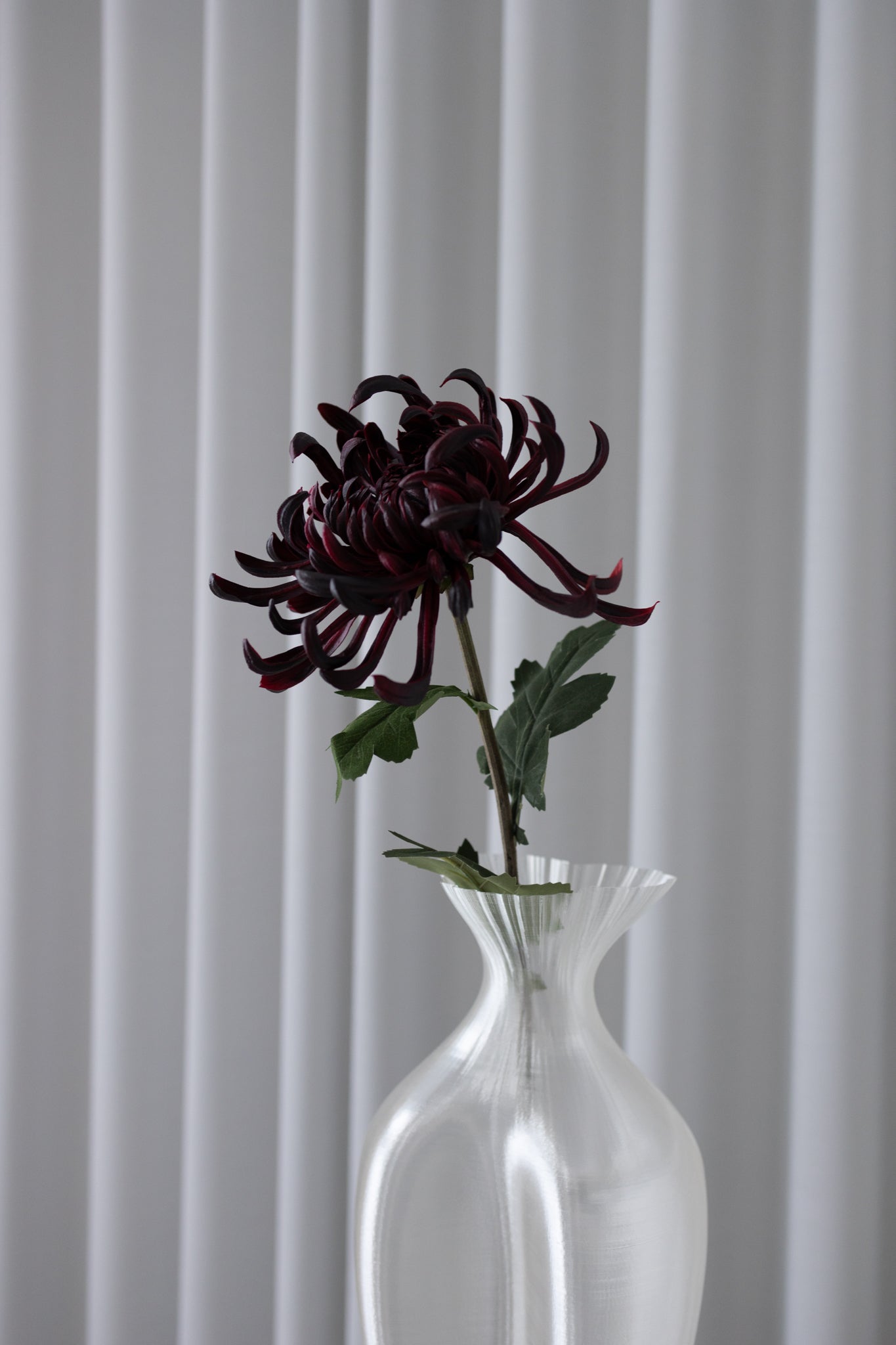 Artificial Chrysanthemum Bordeaux