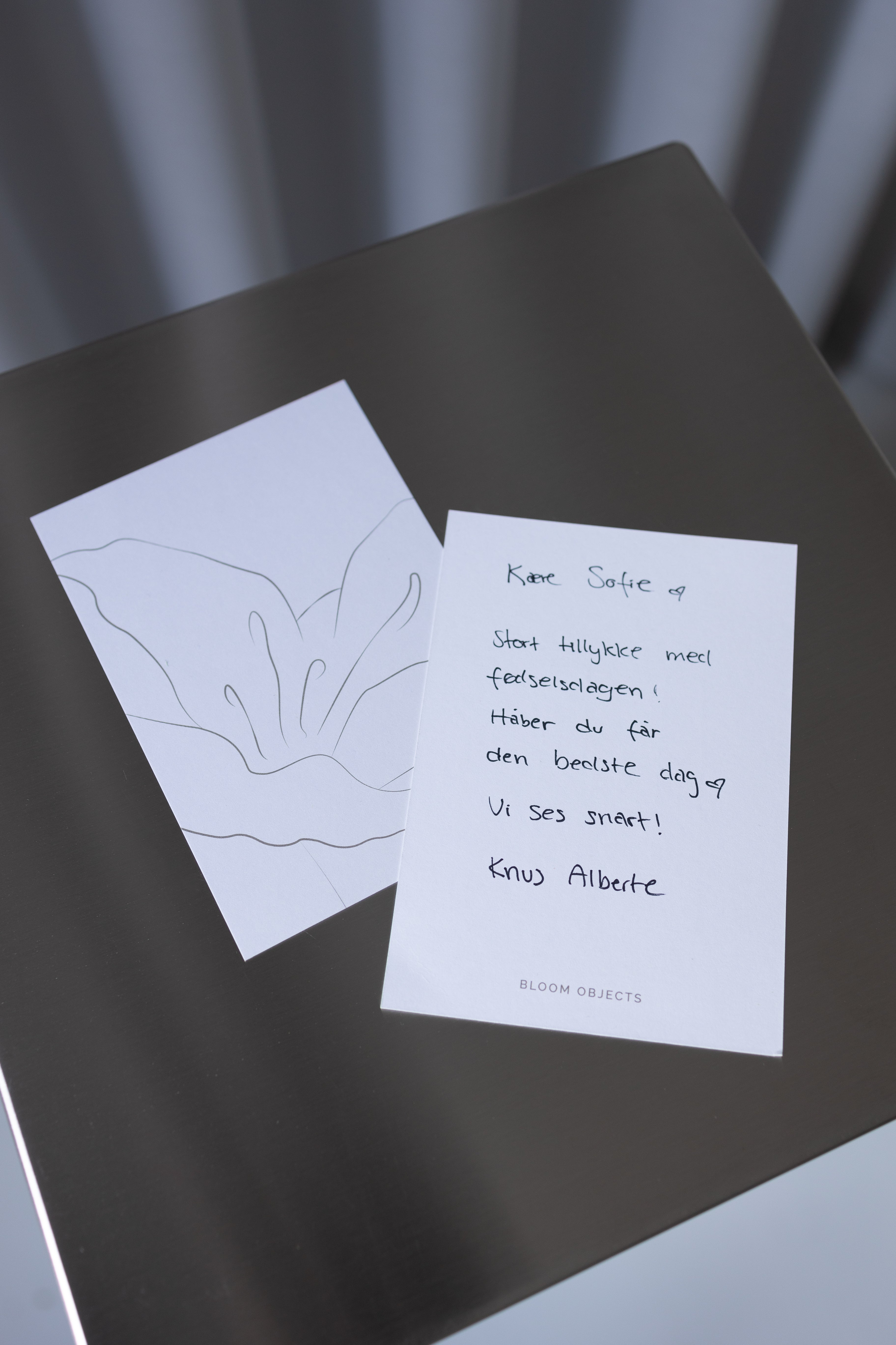 BLOOM OBJECTS - Handwritten Card