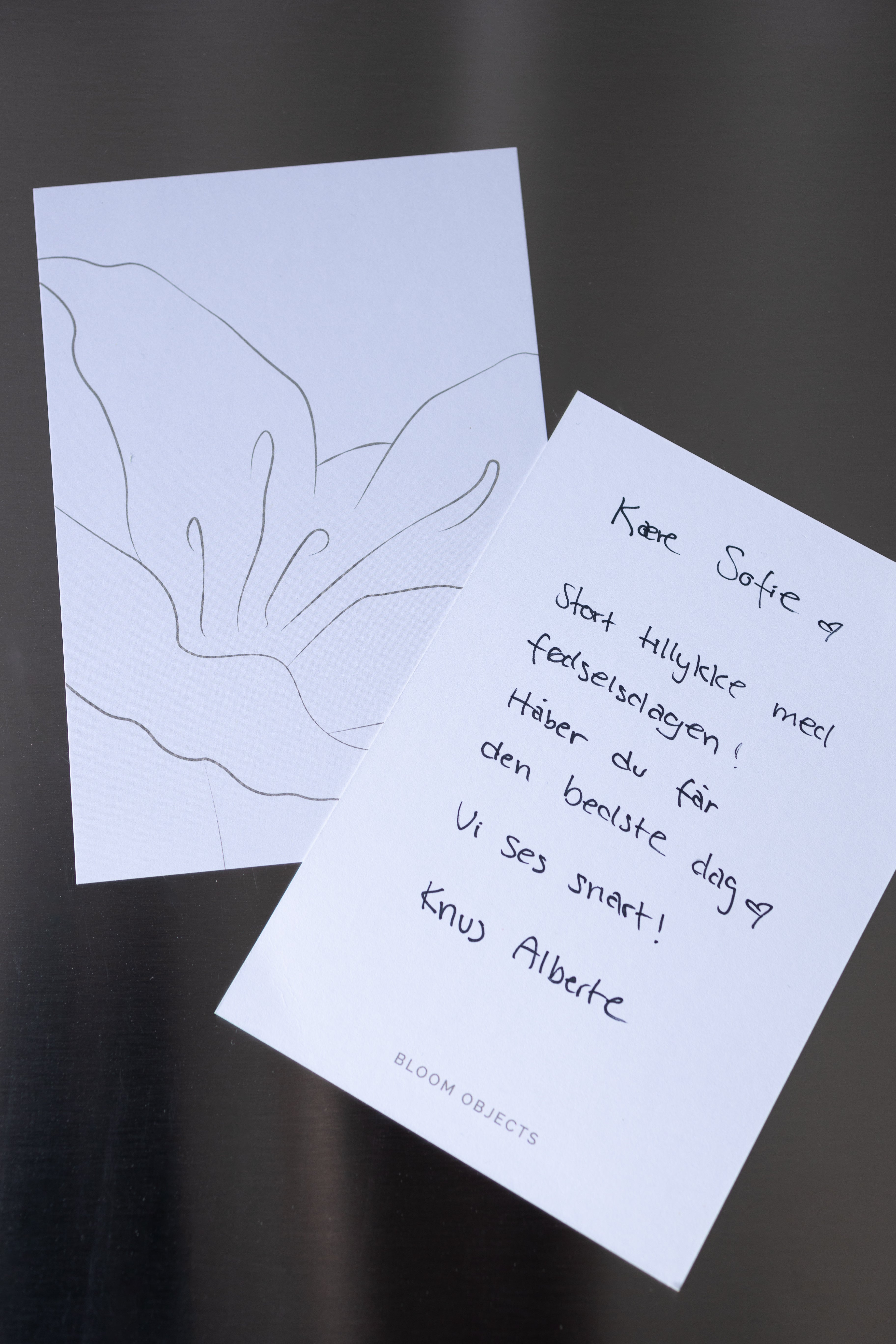 BLOOM OBJECTS - Handwritten Card