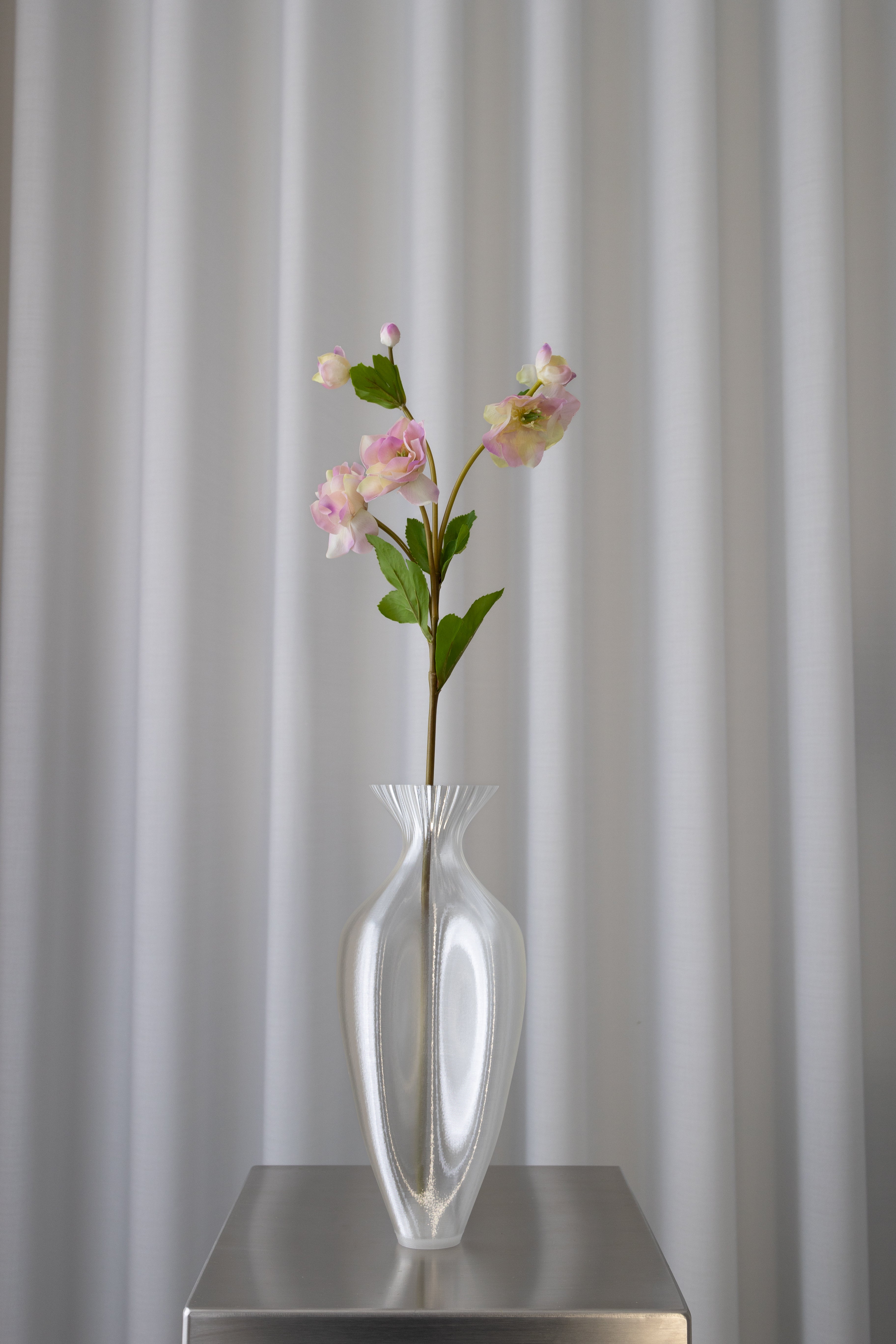 Artificial Hellebore Flower Purple