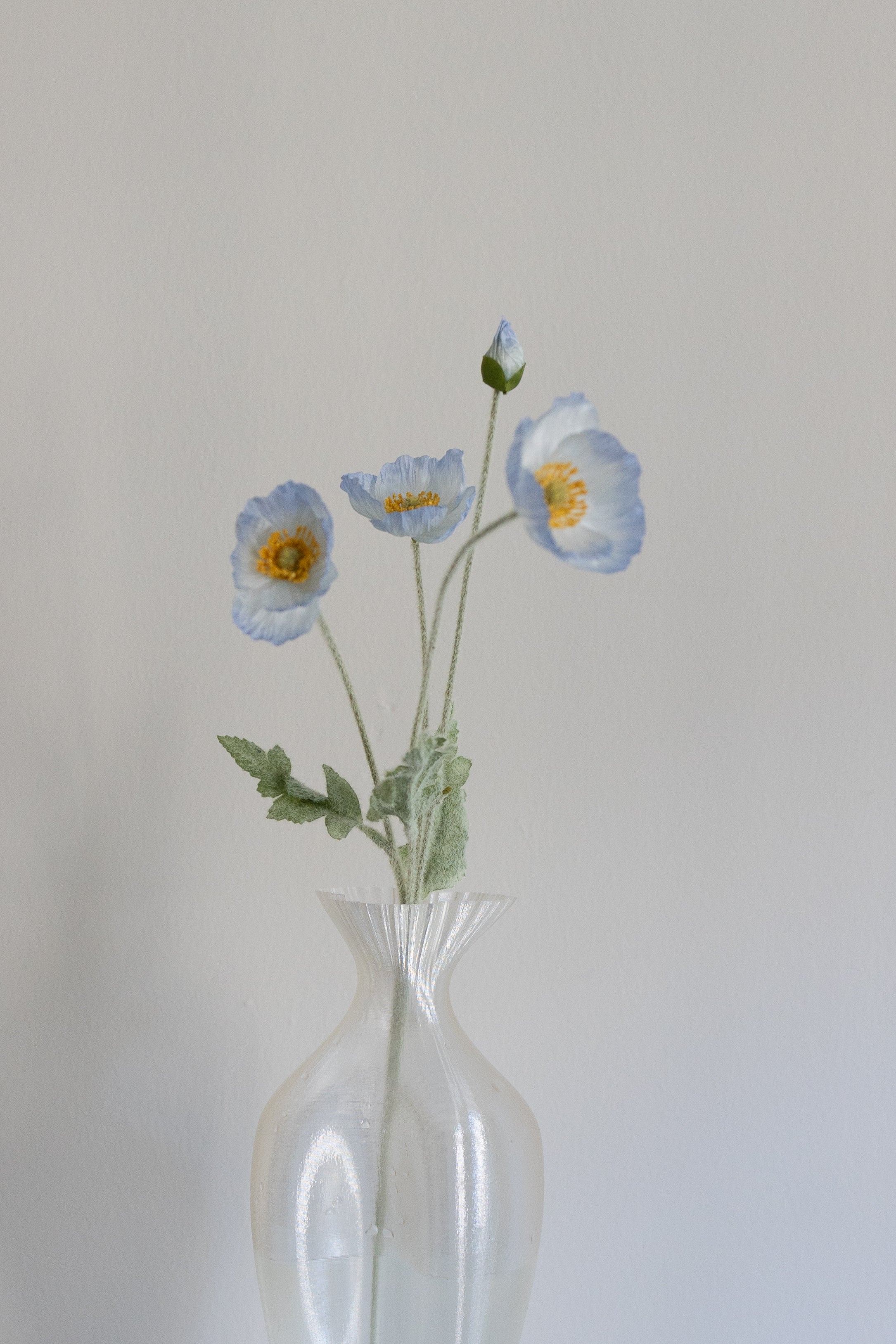 Kunstig Lyseblå Valmue