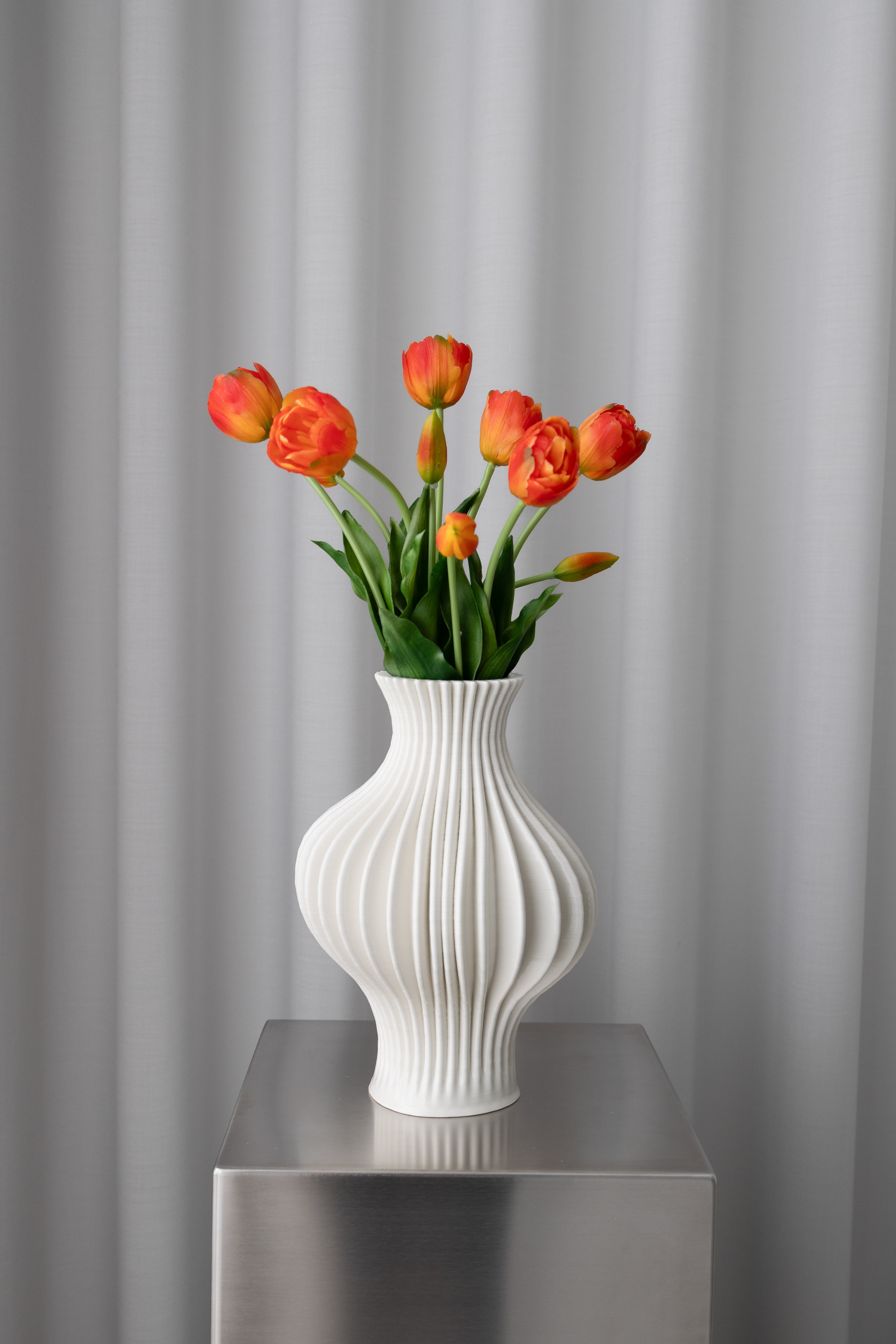 Orange tulipanbuket - 2 Bundter