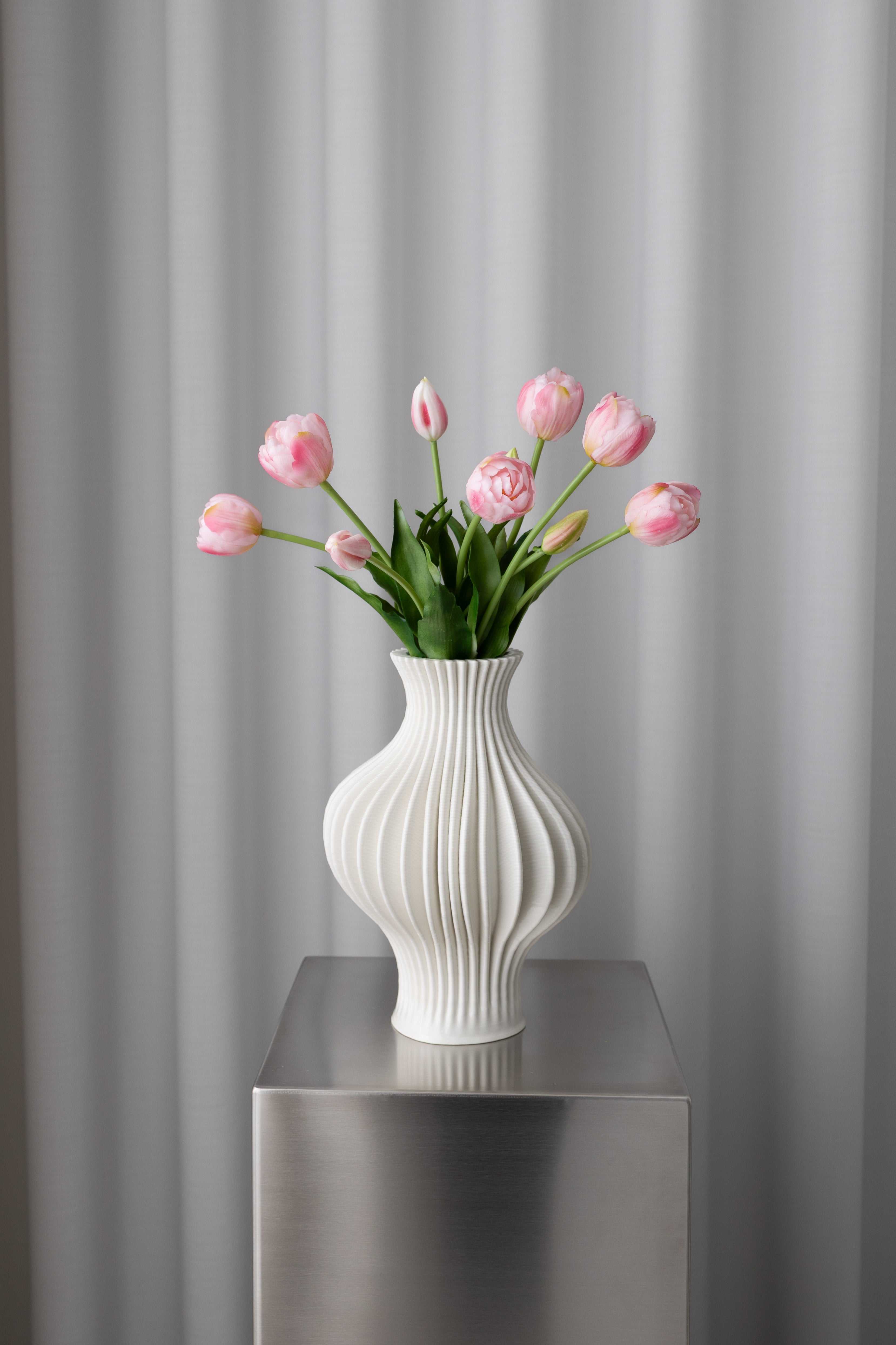 Lyserød tulipanbuket - 2 Bundter