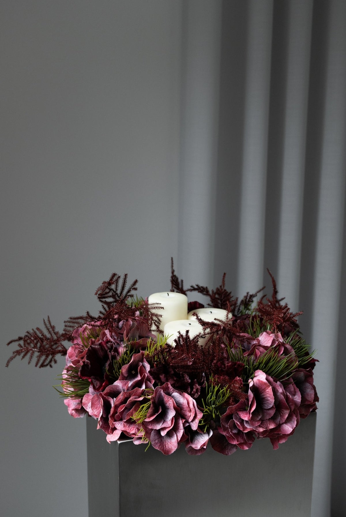 BORDEAUX BLOOM WREATH