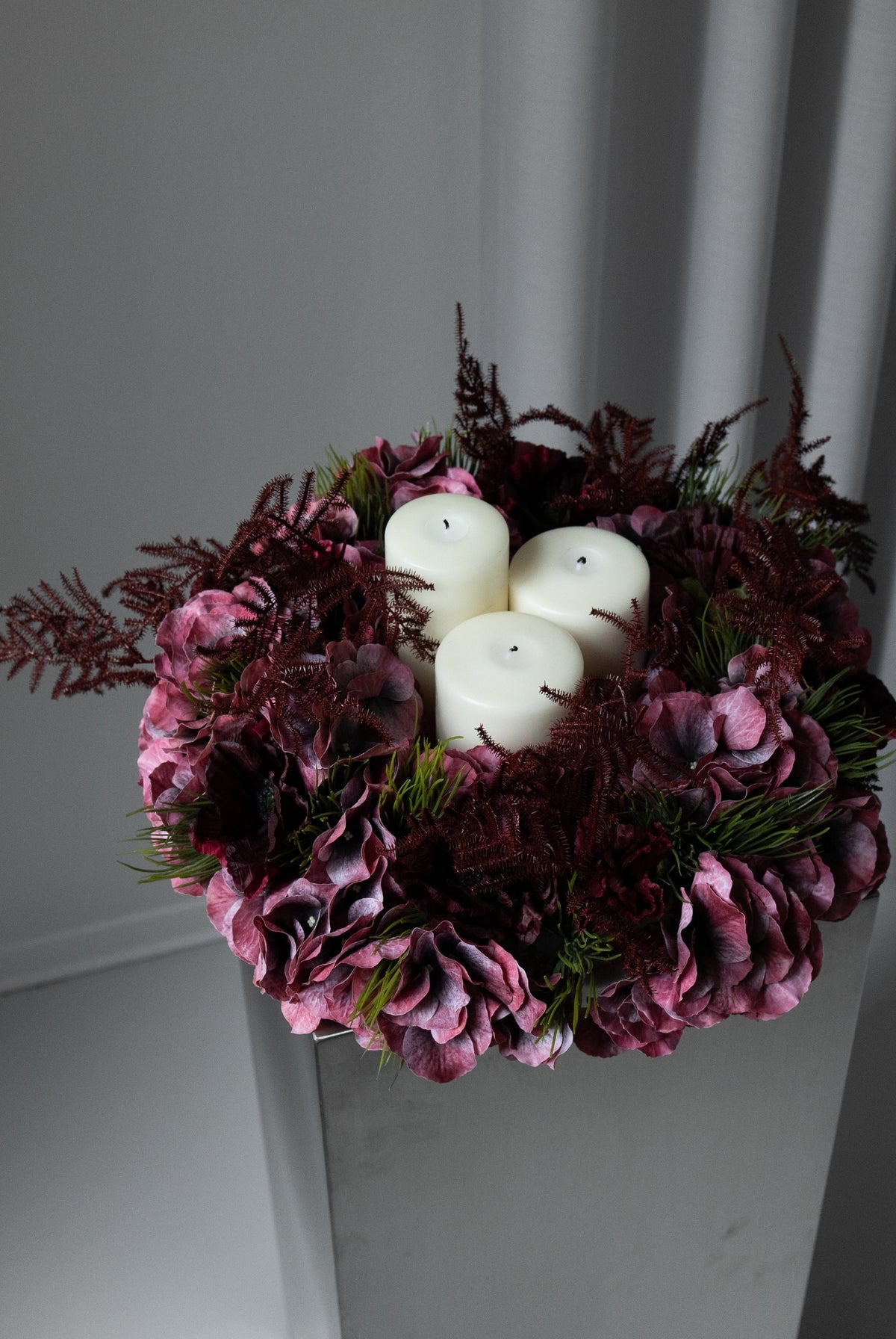 BORDEAUX BLOOM WREATH