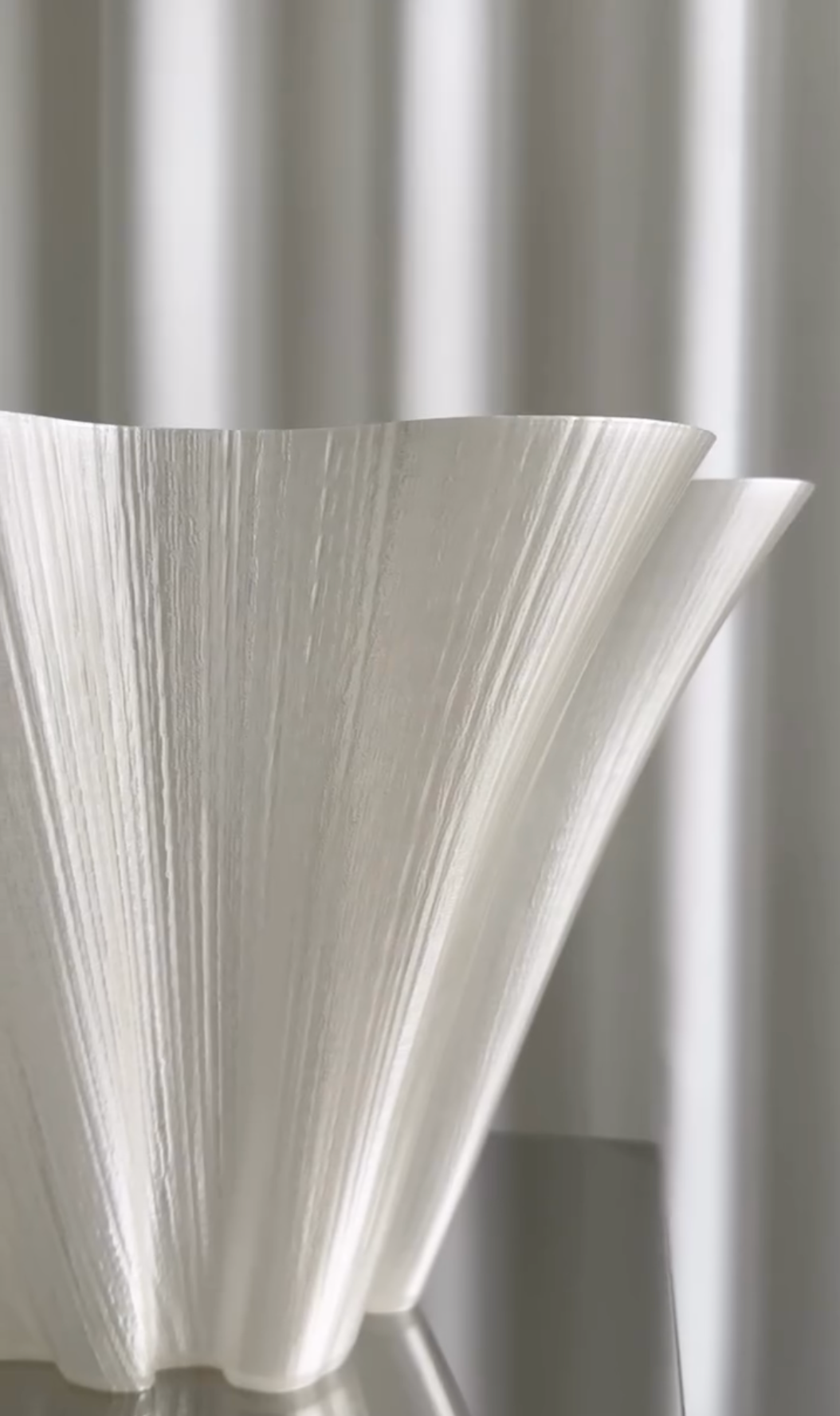 3D PRINTED VASES IN BIOPLASTIC
