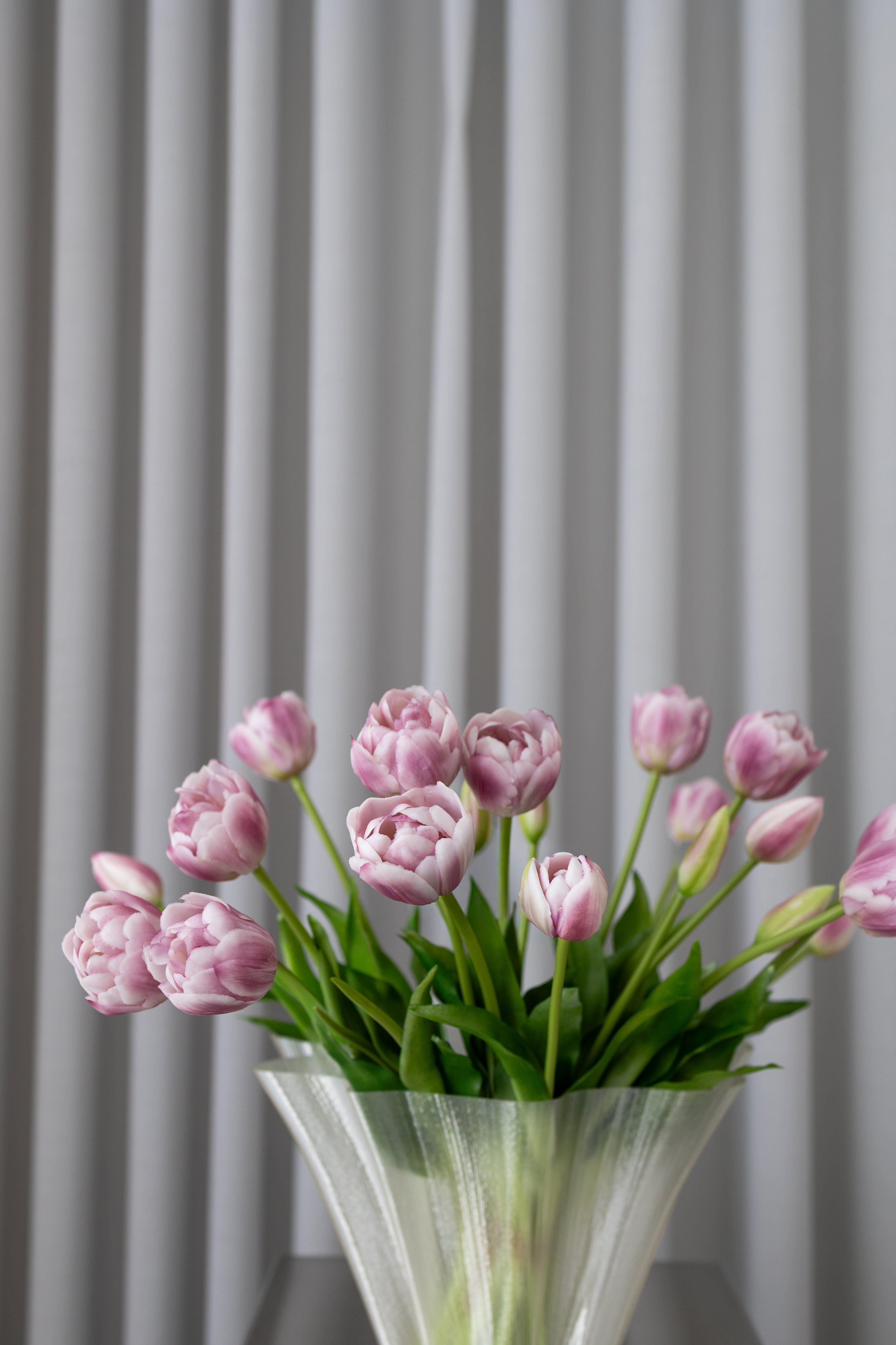 Purple Tulips Bouquet - 4 Bundles