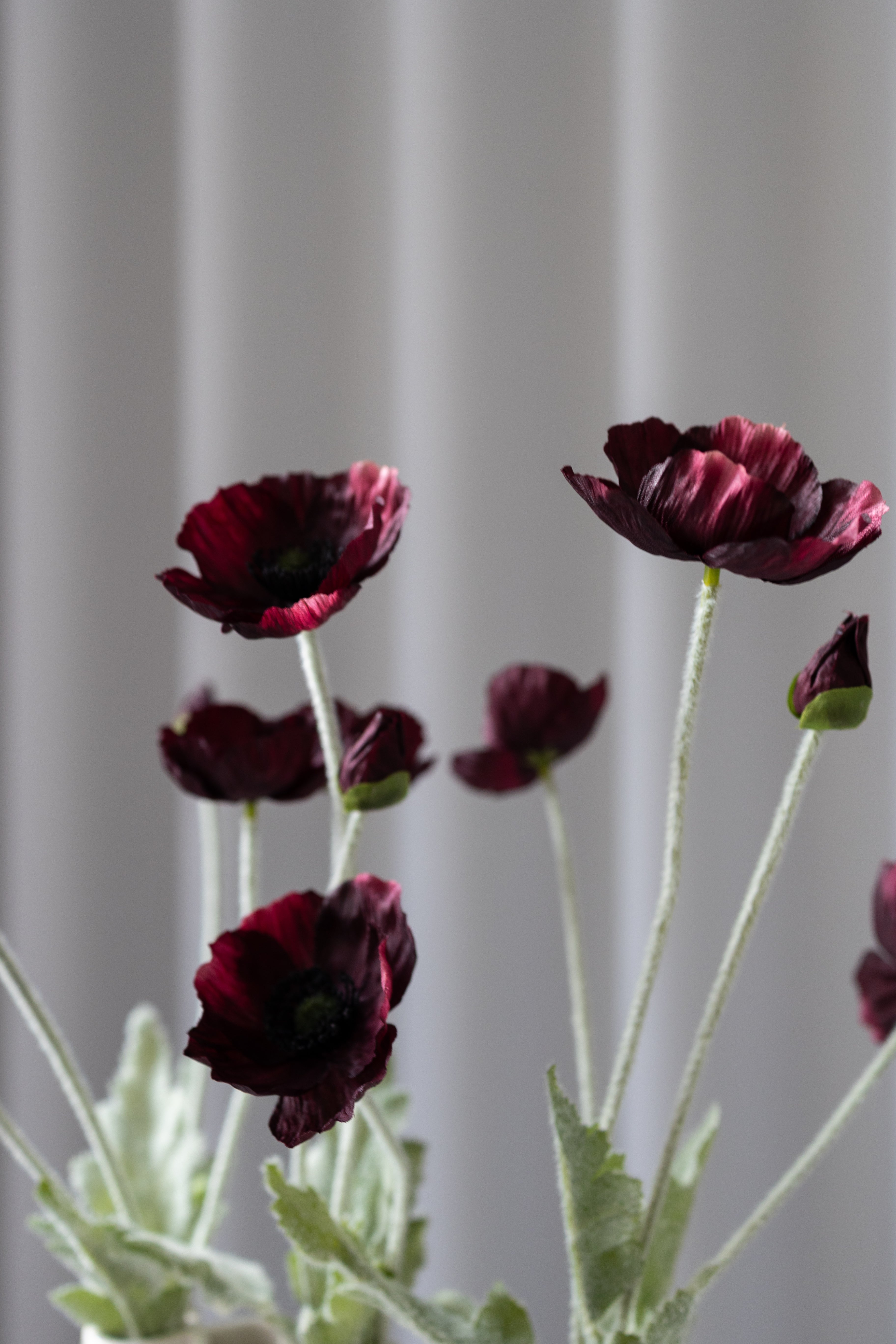 Kunstig Bordeaux Valmue 