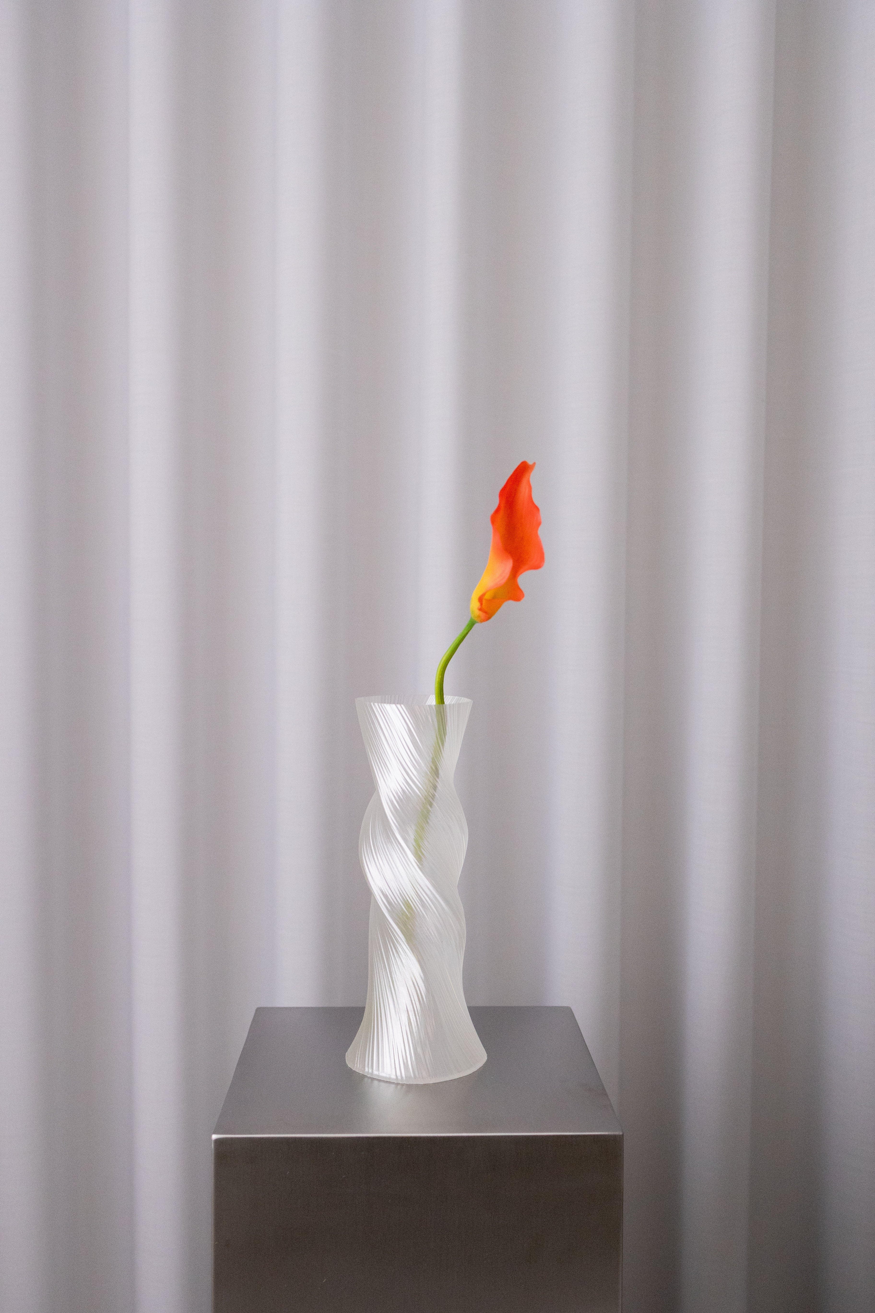 KUNSTIG NATURTRO CALLA LILJE - ORANGE