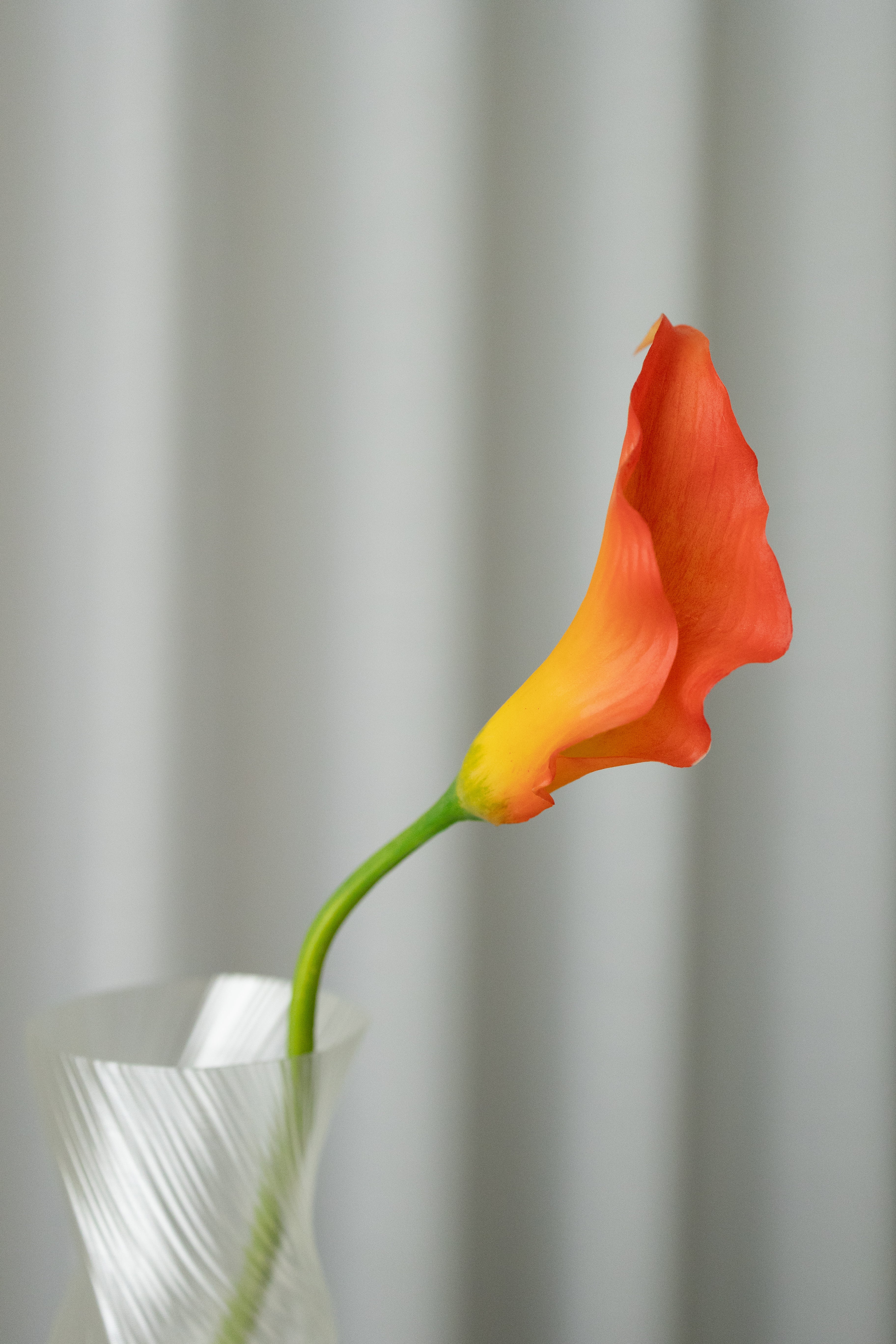 KUNSTIG NATURTRO CALLA LILJE - ORANGE