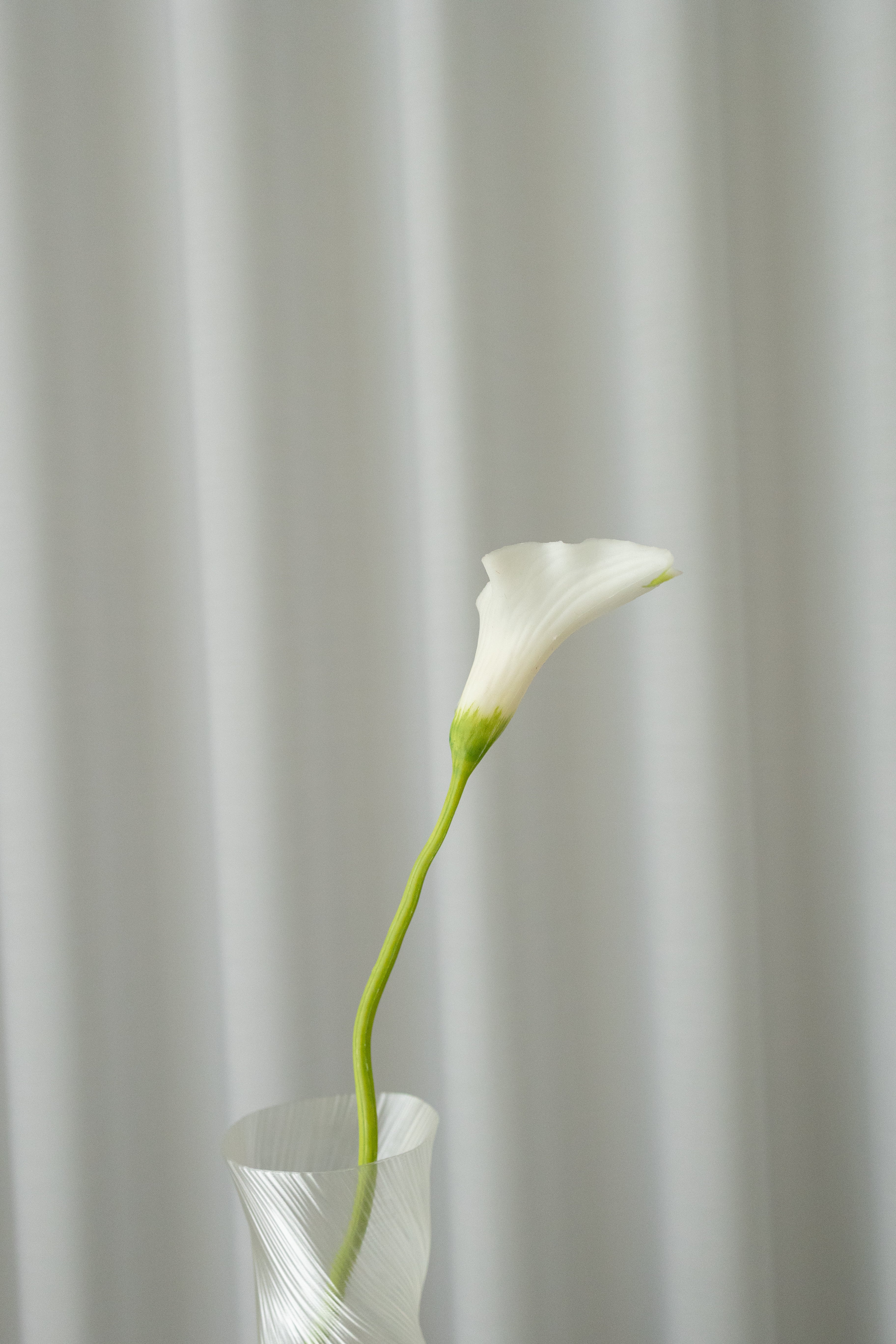 KUNSTIG NATURTRO CALLA LILJE - HVID