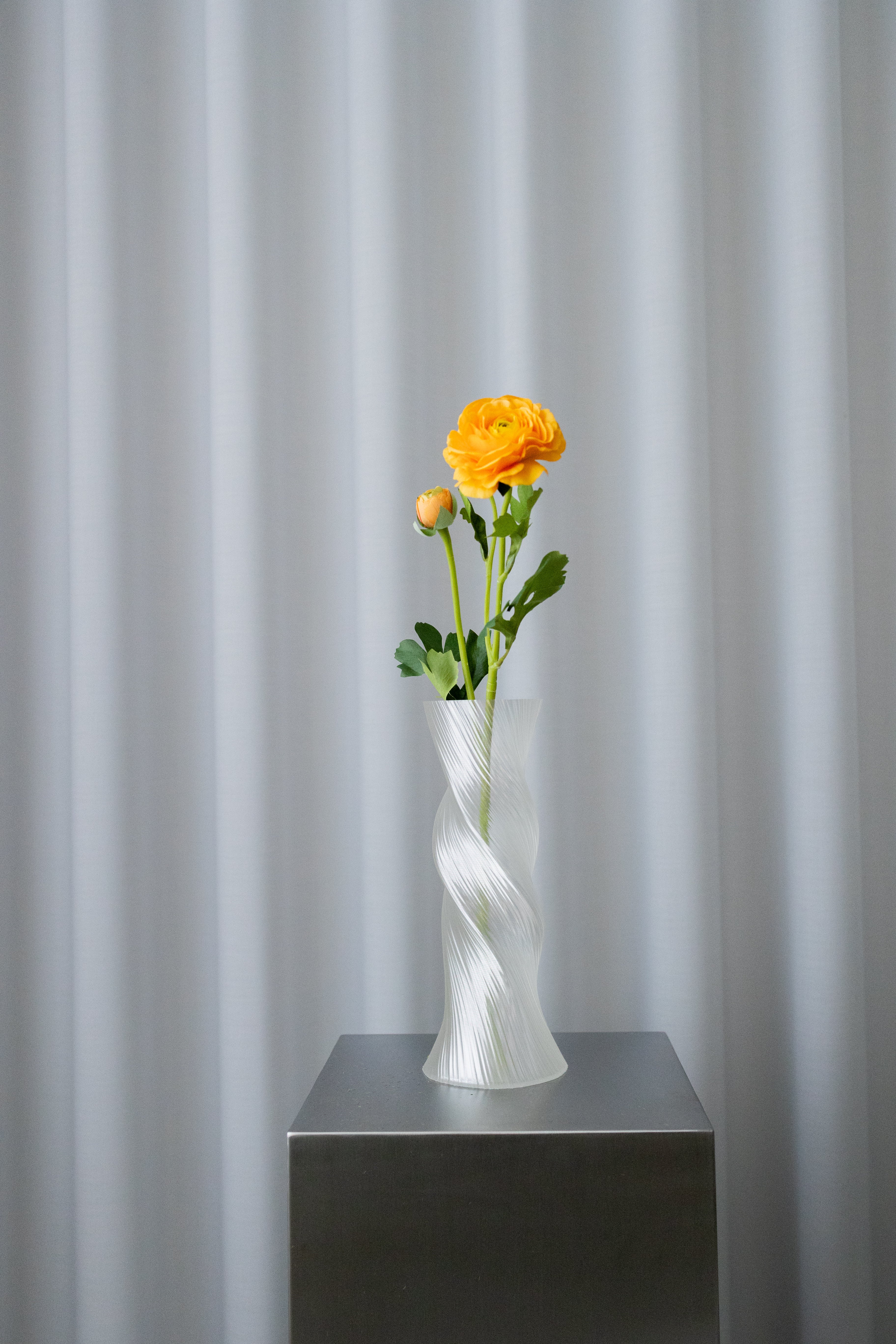 KUNSTIG RANUNKEL - ORANGE