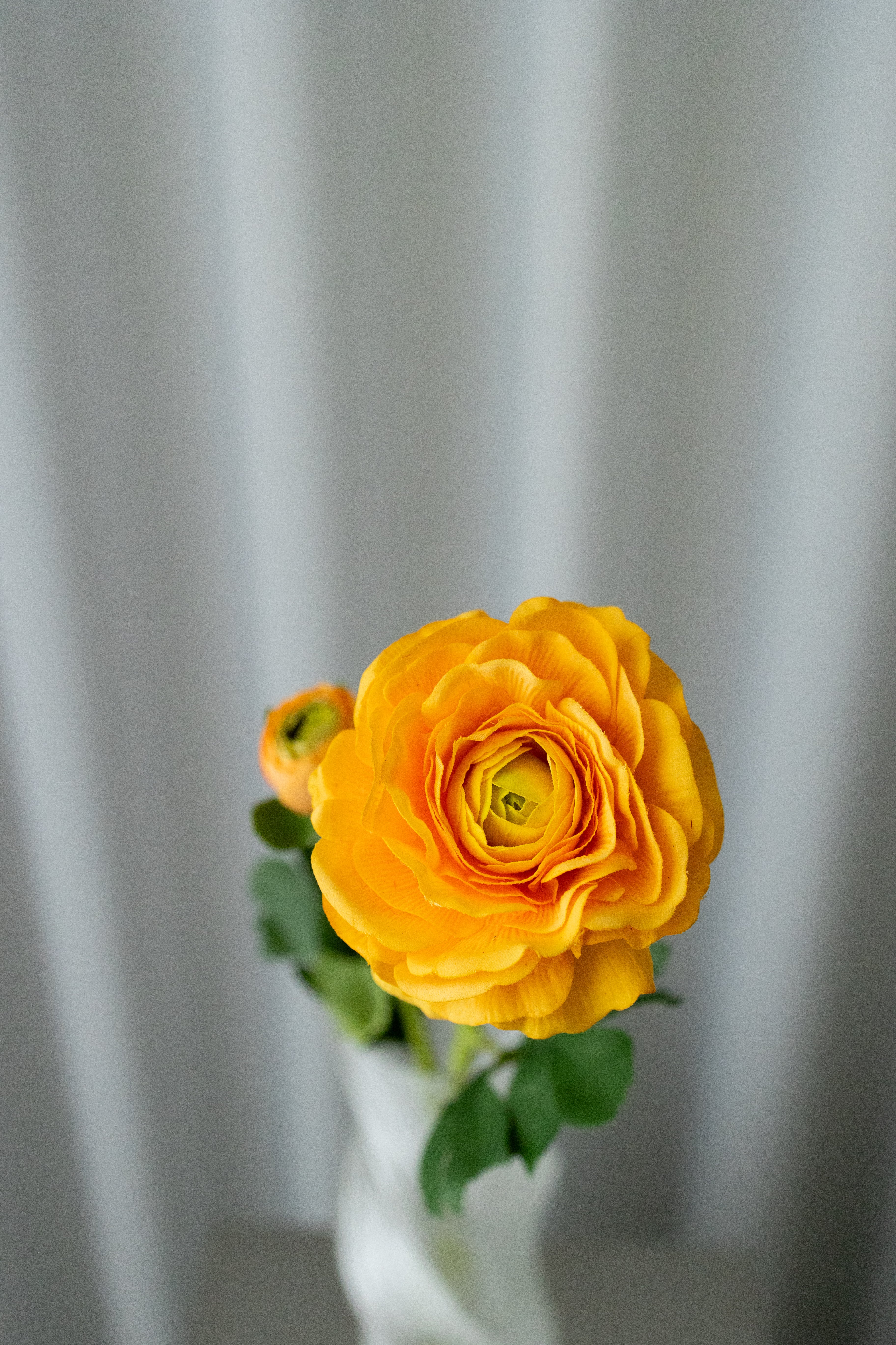 KUNSTIG RANUNKEL - ORANGE