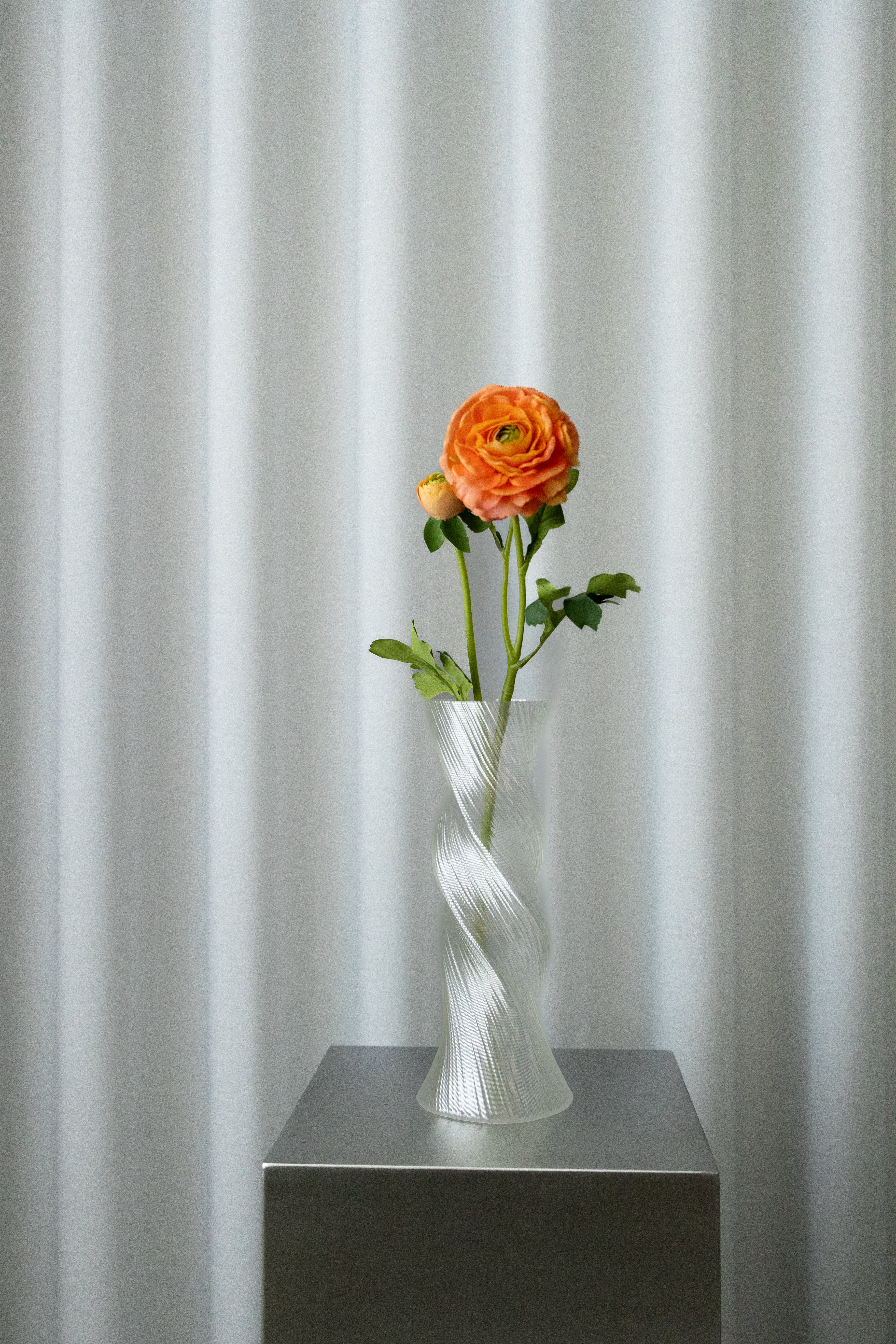 KUNSTIG RANUNKEL - ORANGE