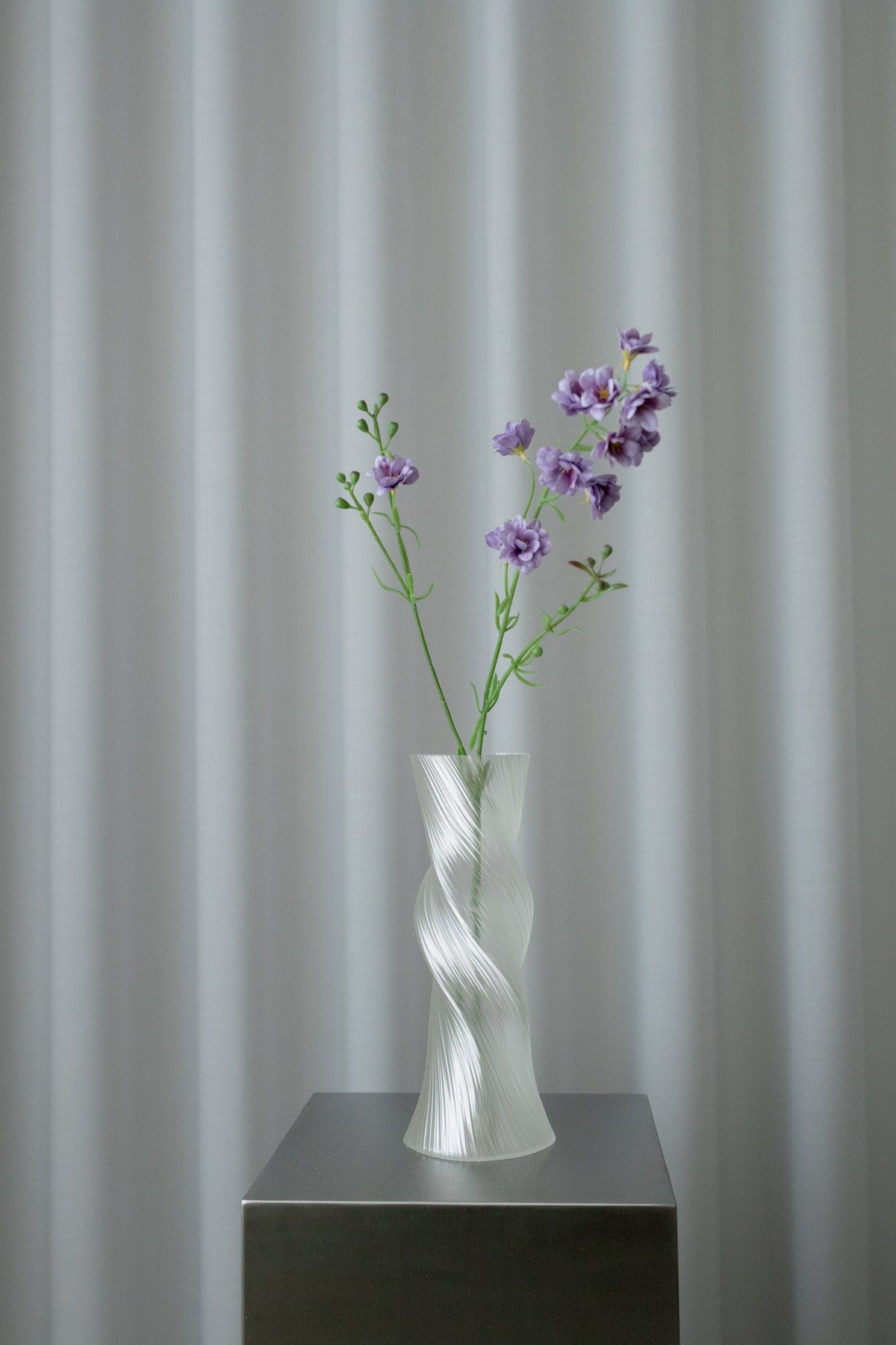 Violet Flower - Purple | Stunning Green Floral Decor | Bloom Objects