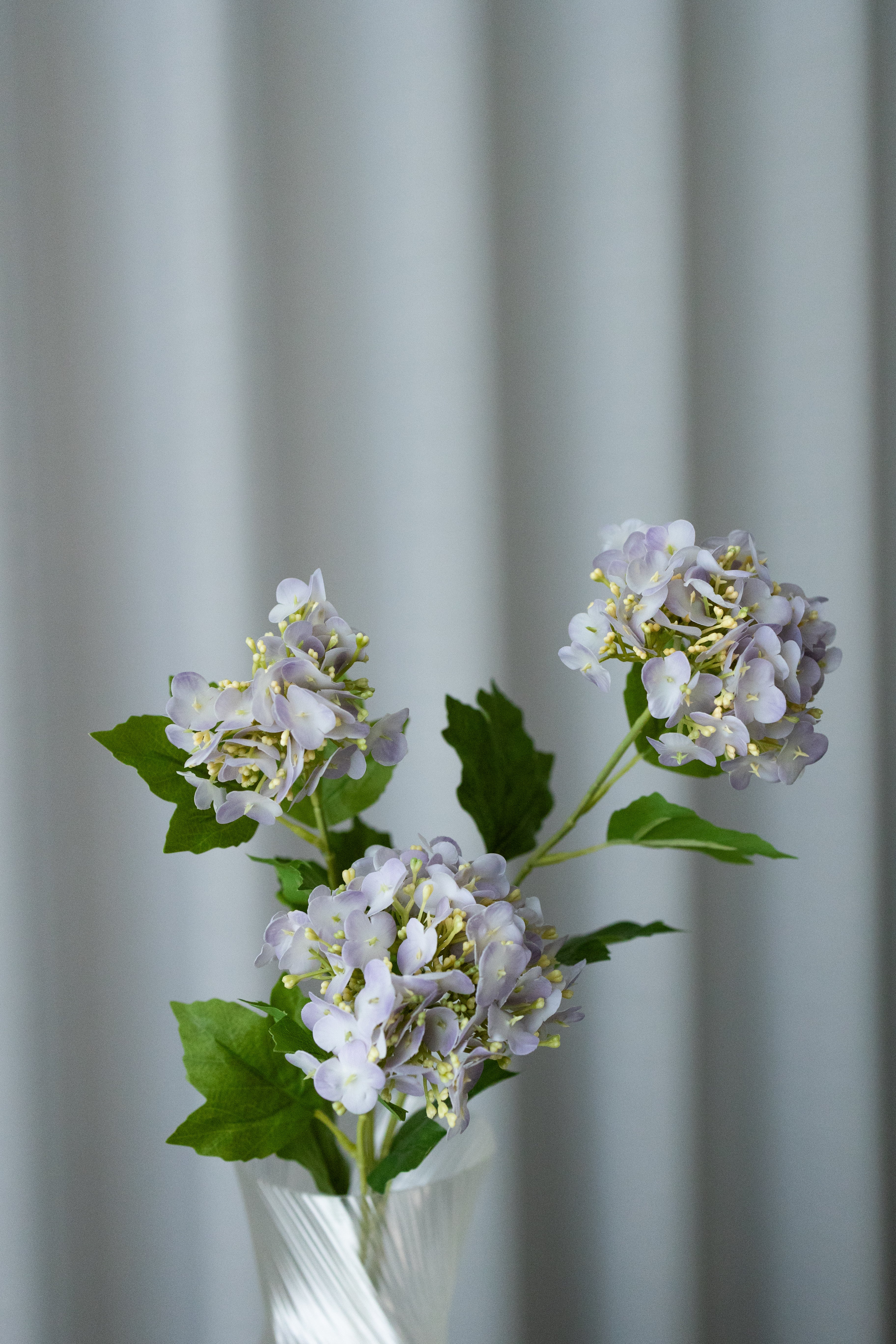 KUNSTIG HORTENSIA TRIO - LYSERØD