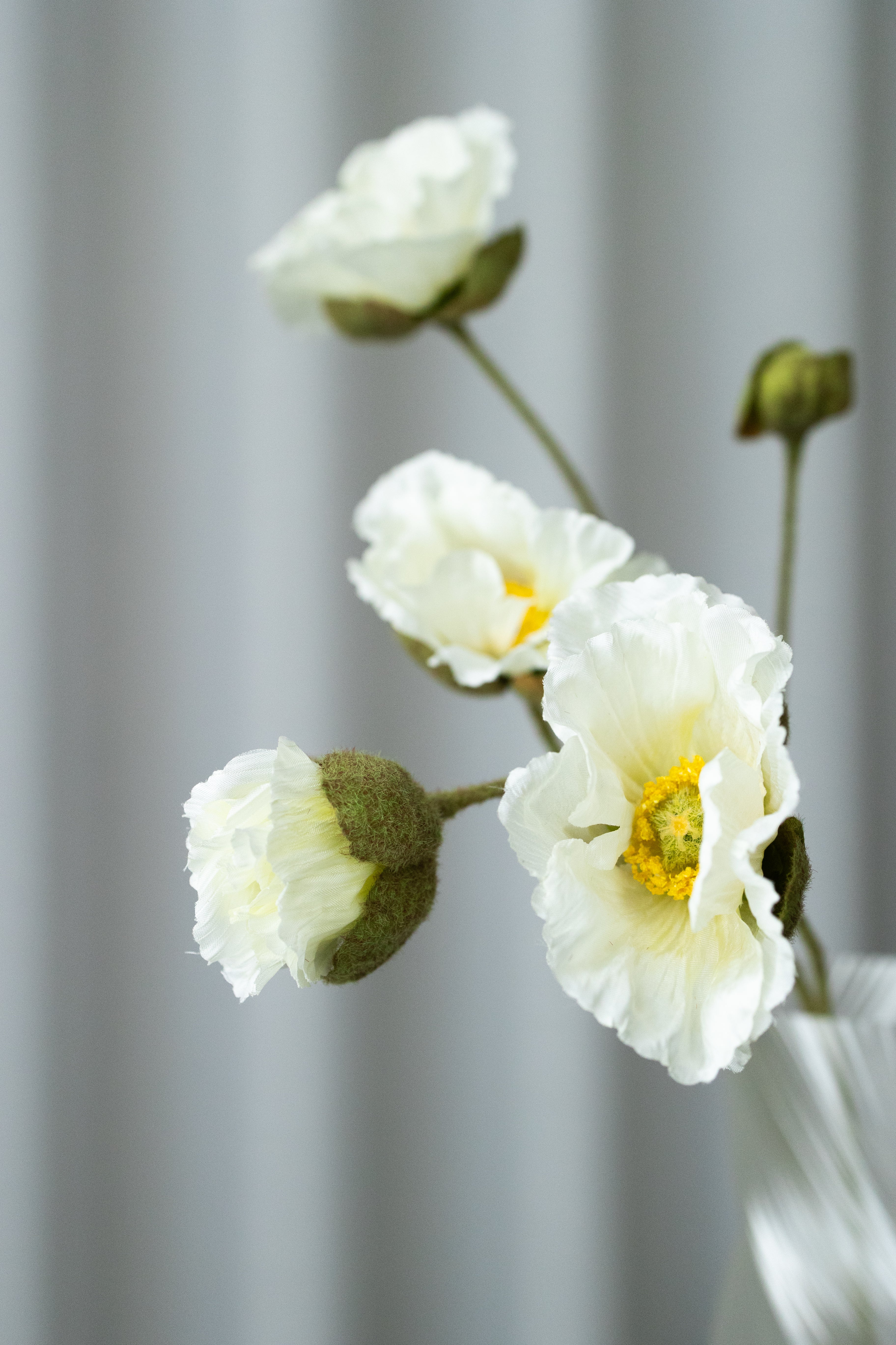 KUNSTIG NATURTRO VALMUE - NATUR HVID