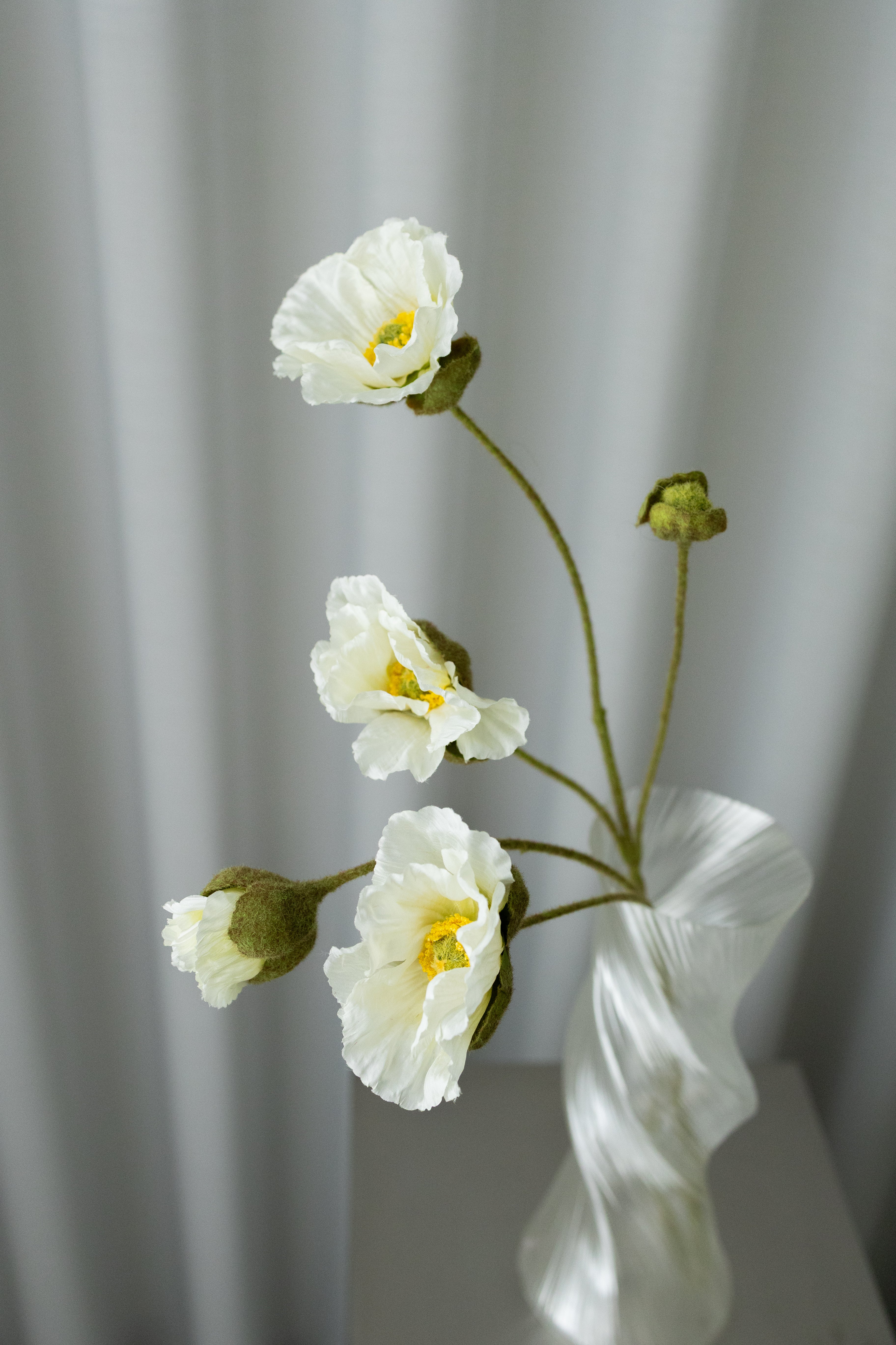 KUNSTIG NATURTRO VALMUE - NATUR HVID