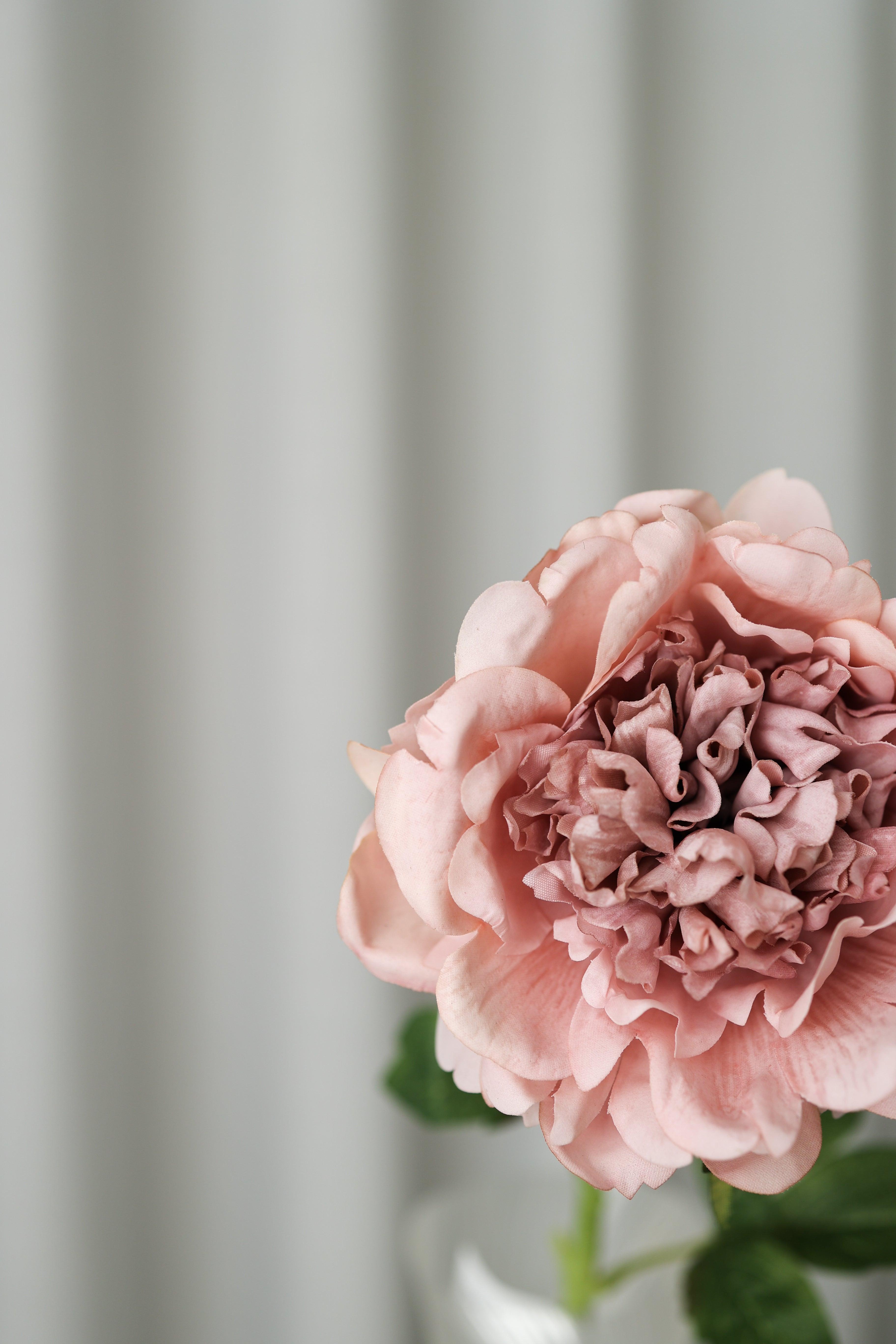  Kunstig Pæon - Beige