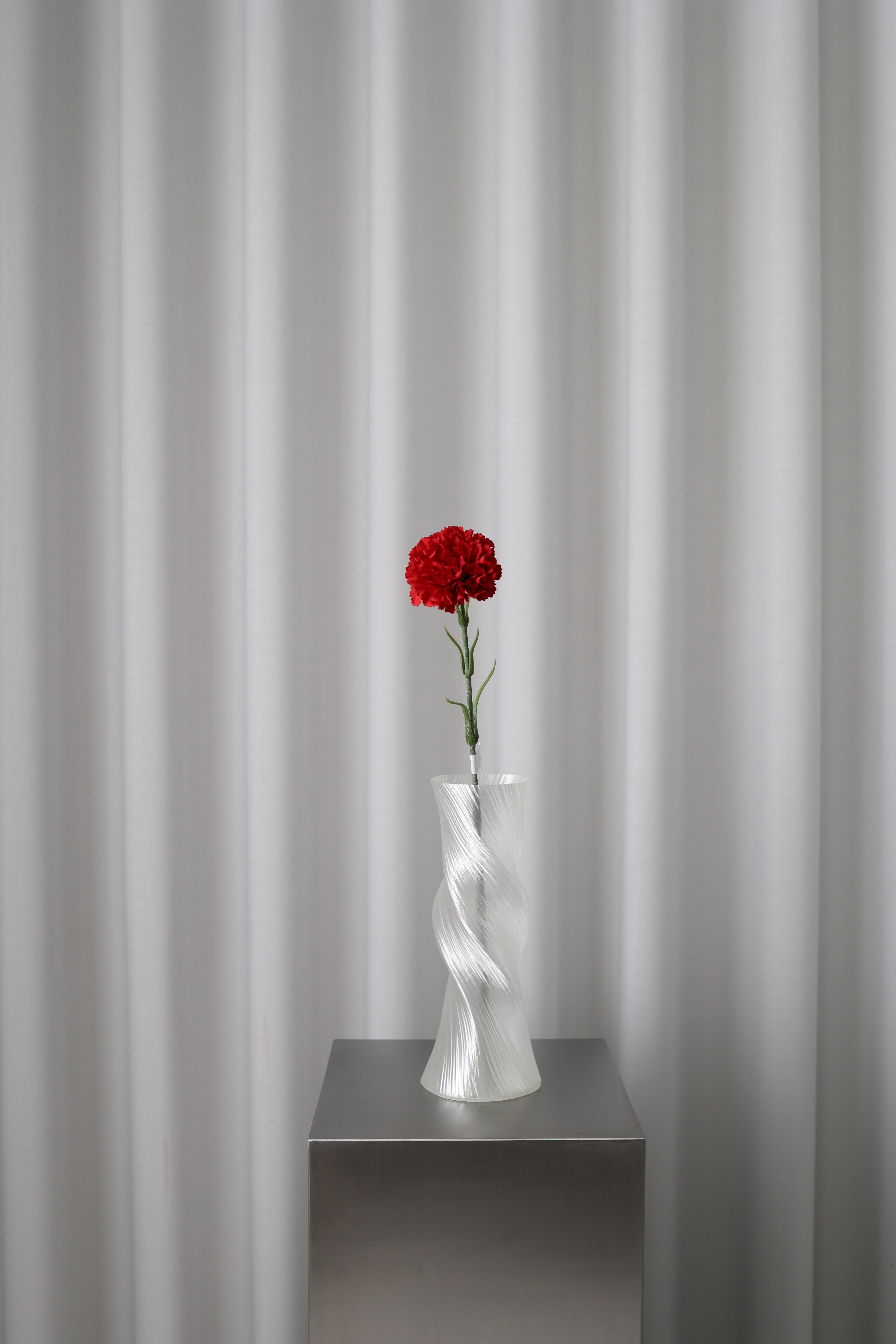 Kunstig Nellike - Rød