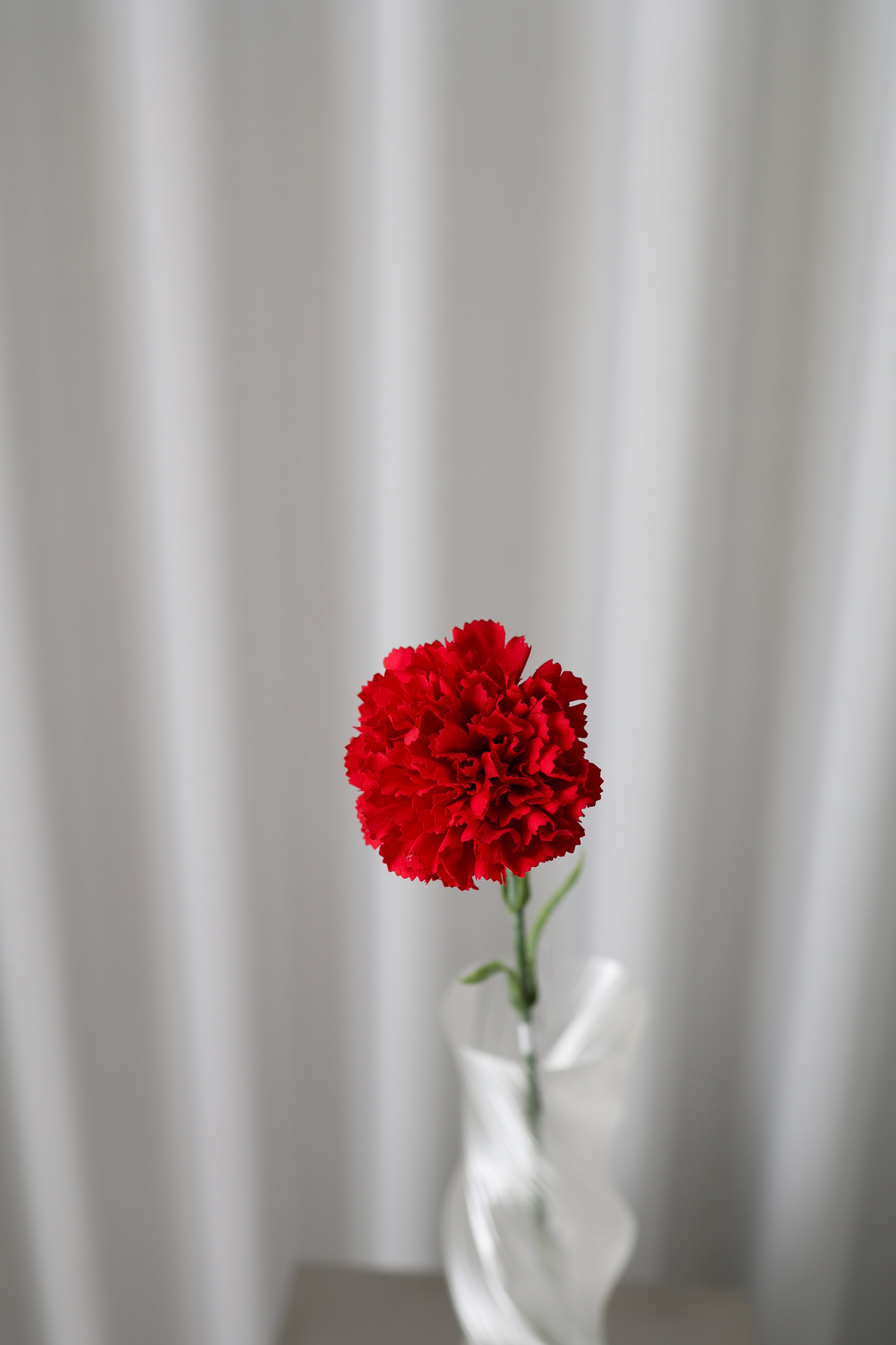 Kunstig Nellike - Rød