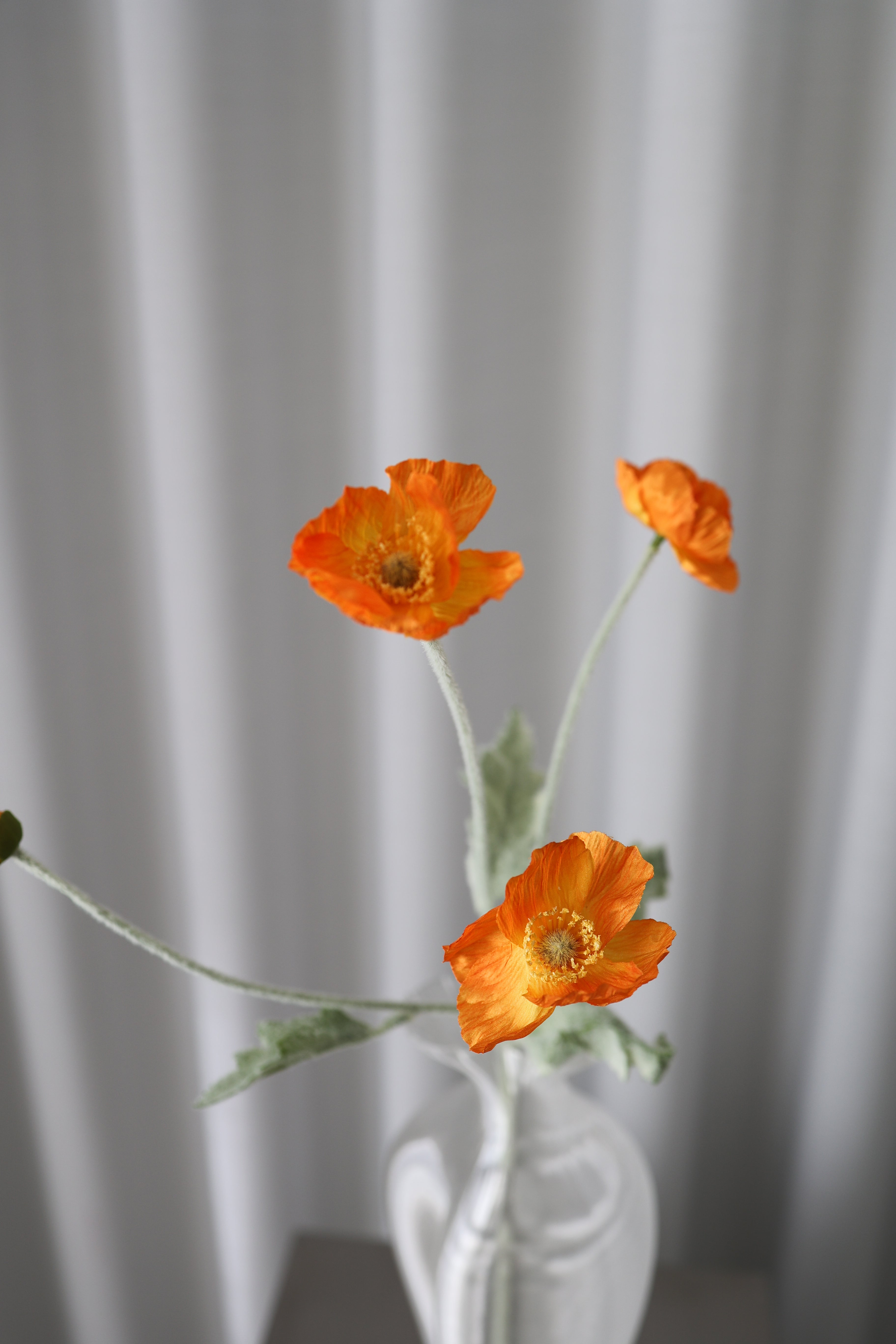 Artificial Poppy - Orange