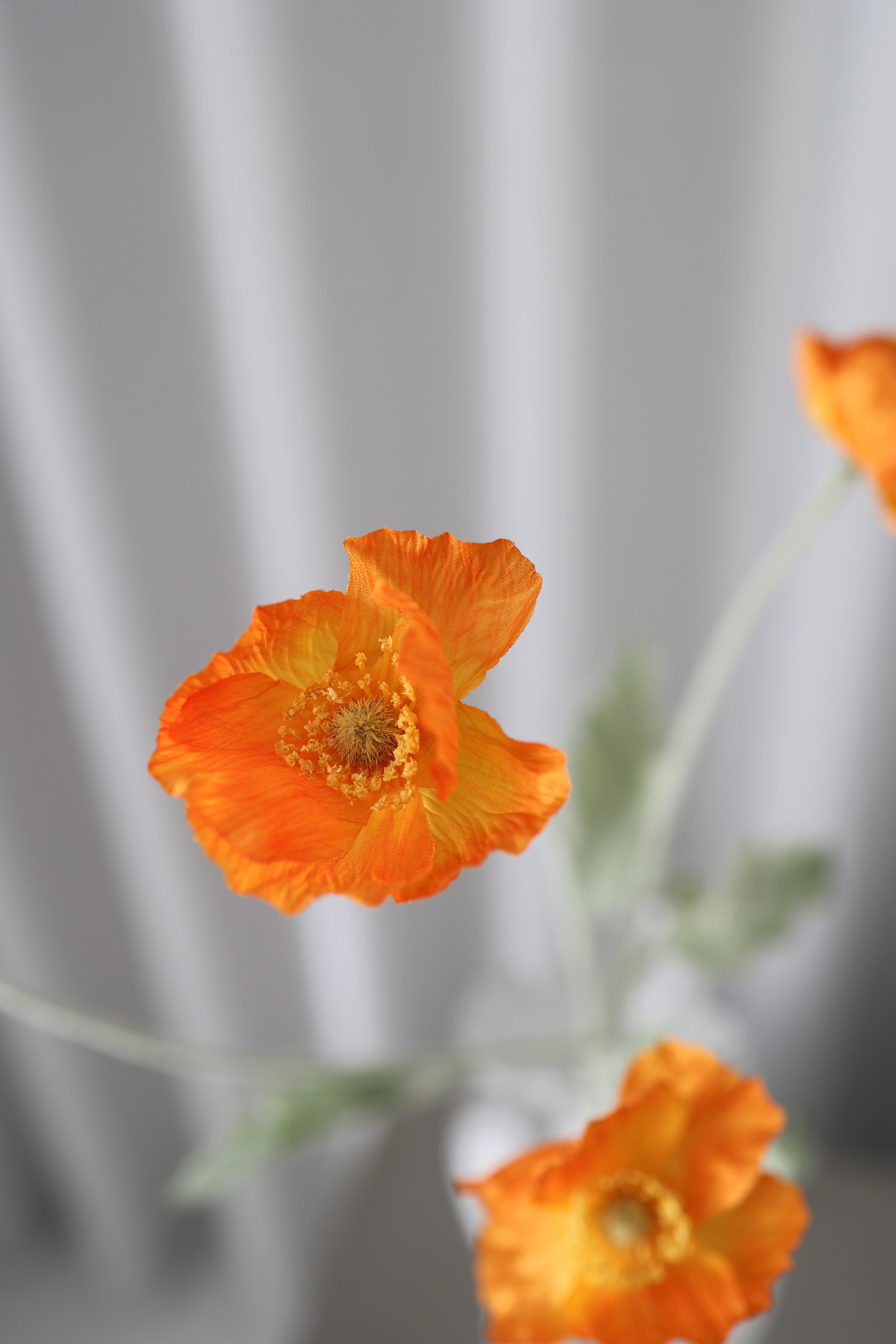 Artificial Poppy - Orange