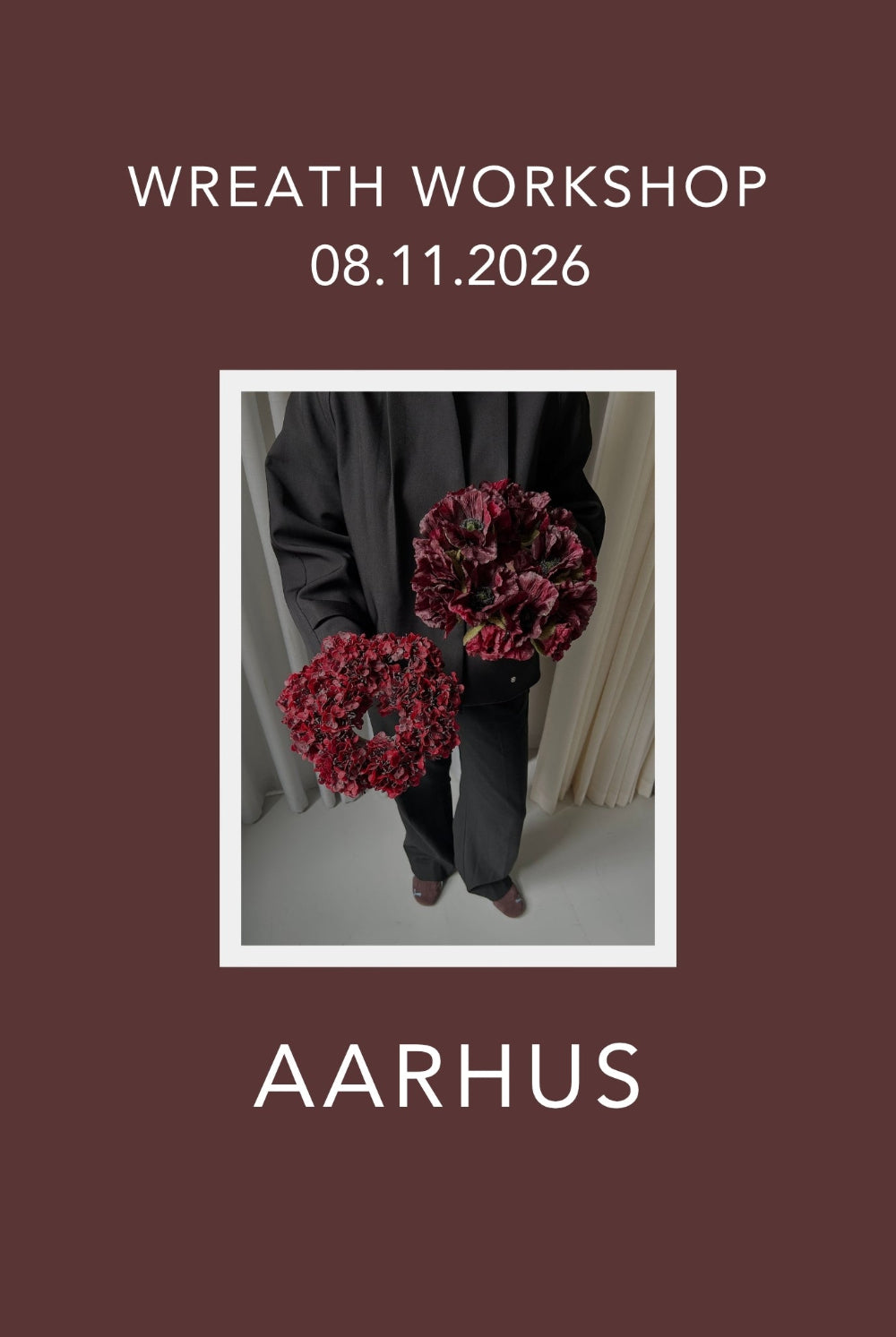 Julekranse workshop d. 8. November - Aarhus